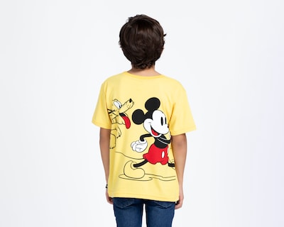 Foto 2 | Foto 2 | Playera de Cuello Redondo Amarilla Disney Mickey Mouse para Niño