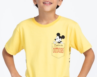 Foto 3 | Foto 3 | Playera de Cuello Redondo Amarilla Disney Mickey Mouse para Niño
