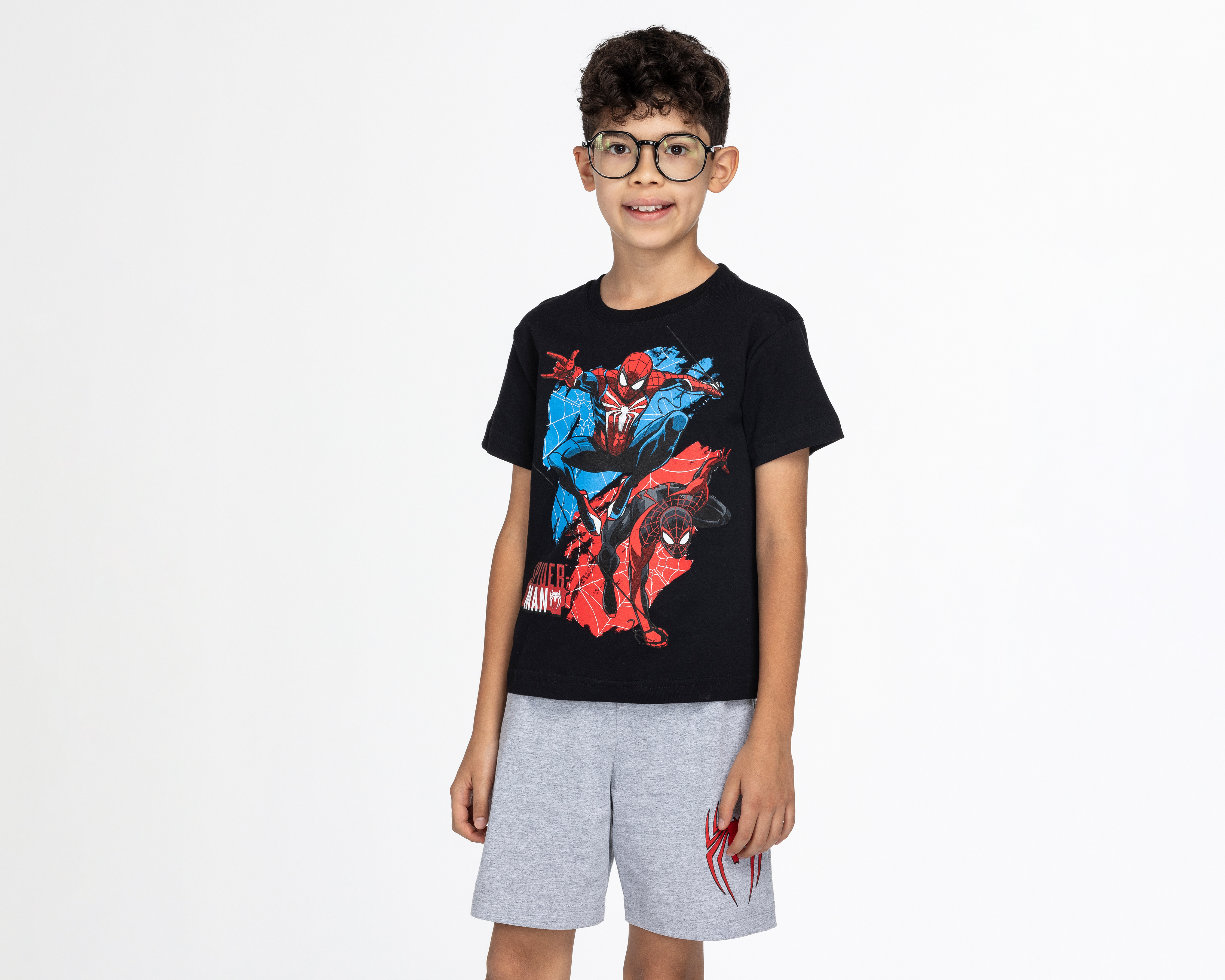 Foto 4 pulgar | Foto 3 | Short y Playera Marvel Spider-Man para Niño