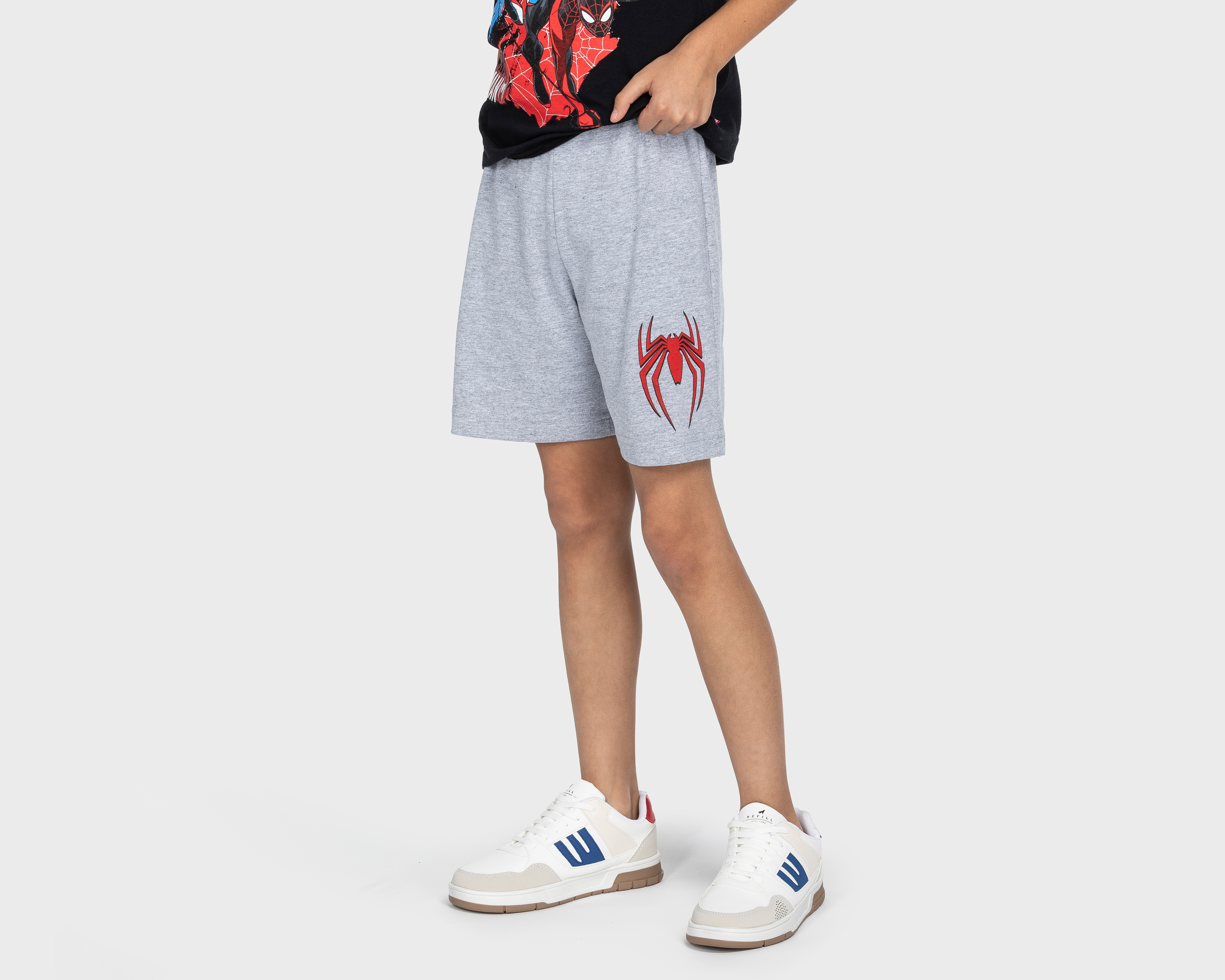 Foto 5 pulgar | Foto 4 | Short y Playera Marvel Spider-Man para Niño