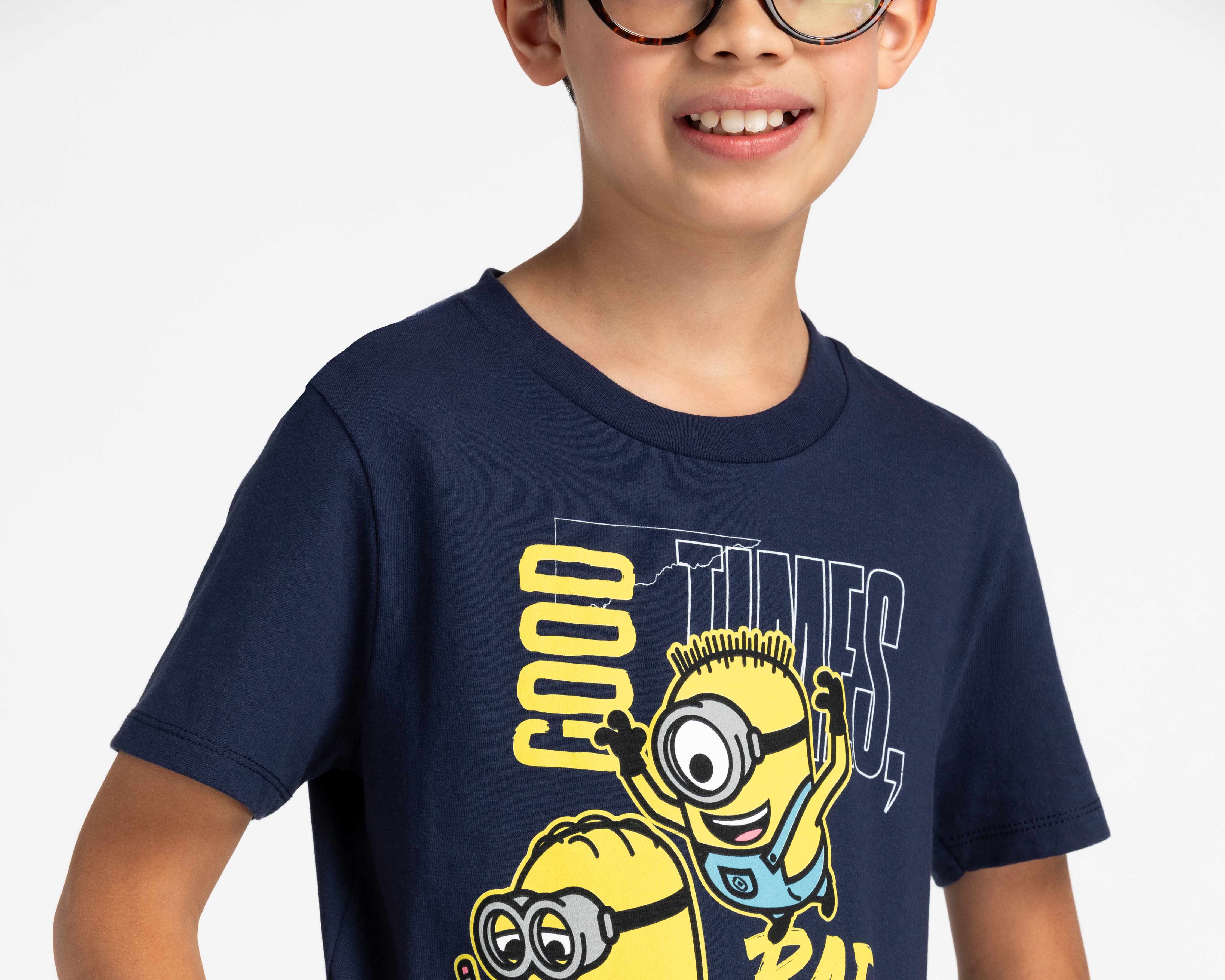 Foto 4 pulgar | Foto 3 | Playera Minions Manga Corta para Niño