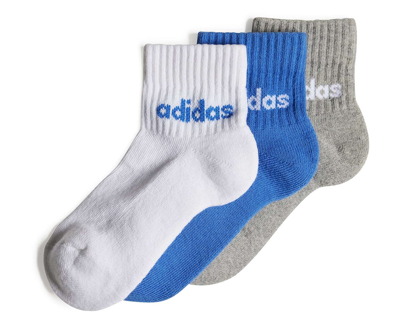 Foto 2 pulgar | Foto 1 | Calcetas Tobilleras Deportivas Adidas para Niño 3 Pares