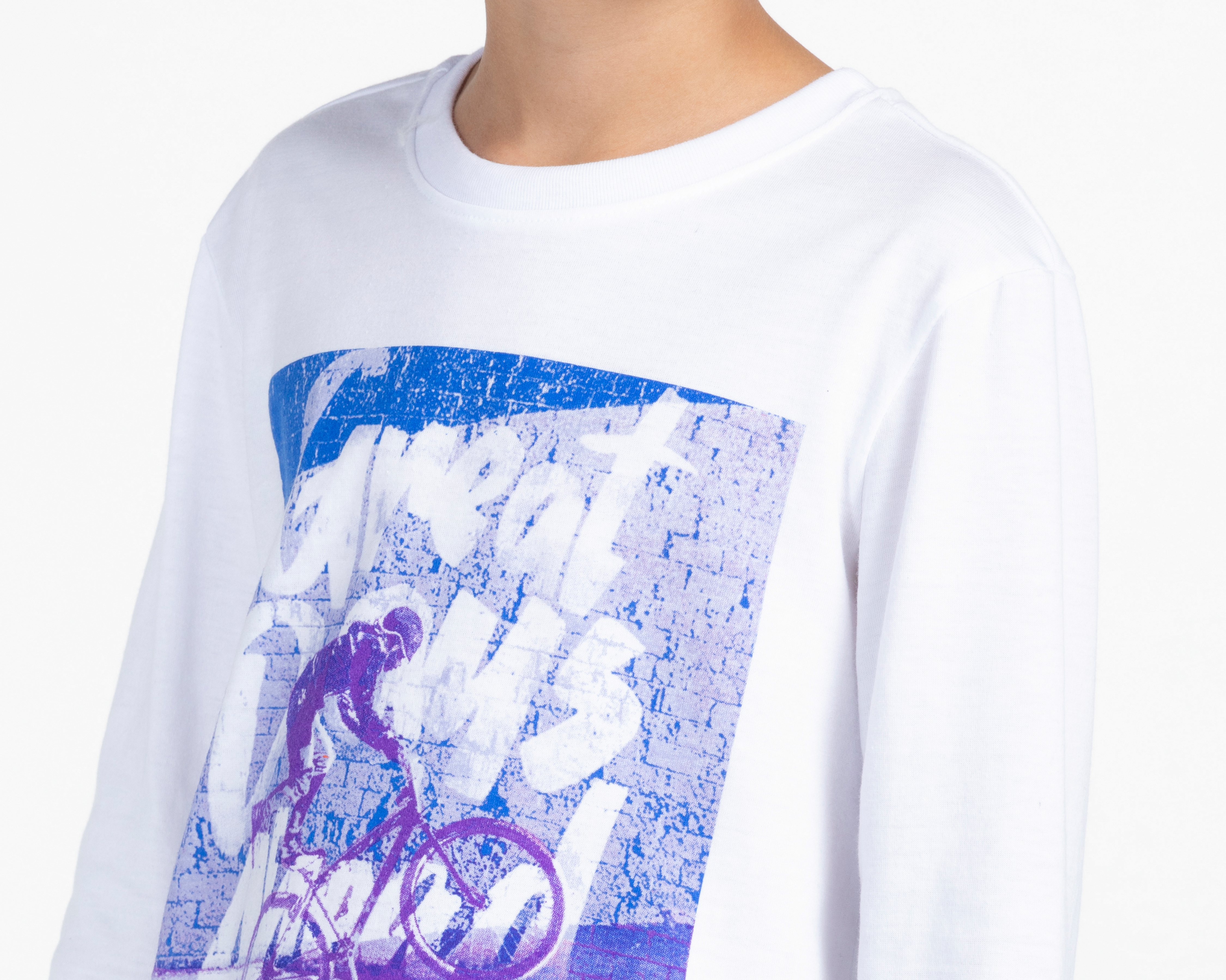 Foto 5 pulgar | Foto 4 | Playera Neo*City Manga Larga Estampada para Niño