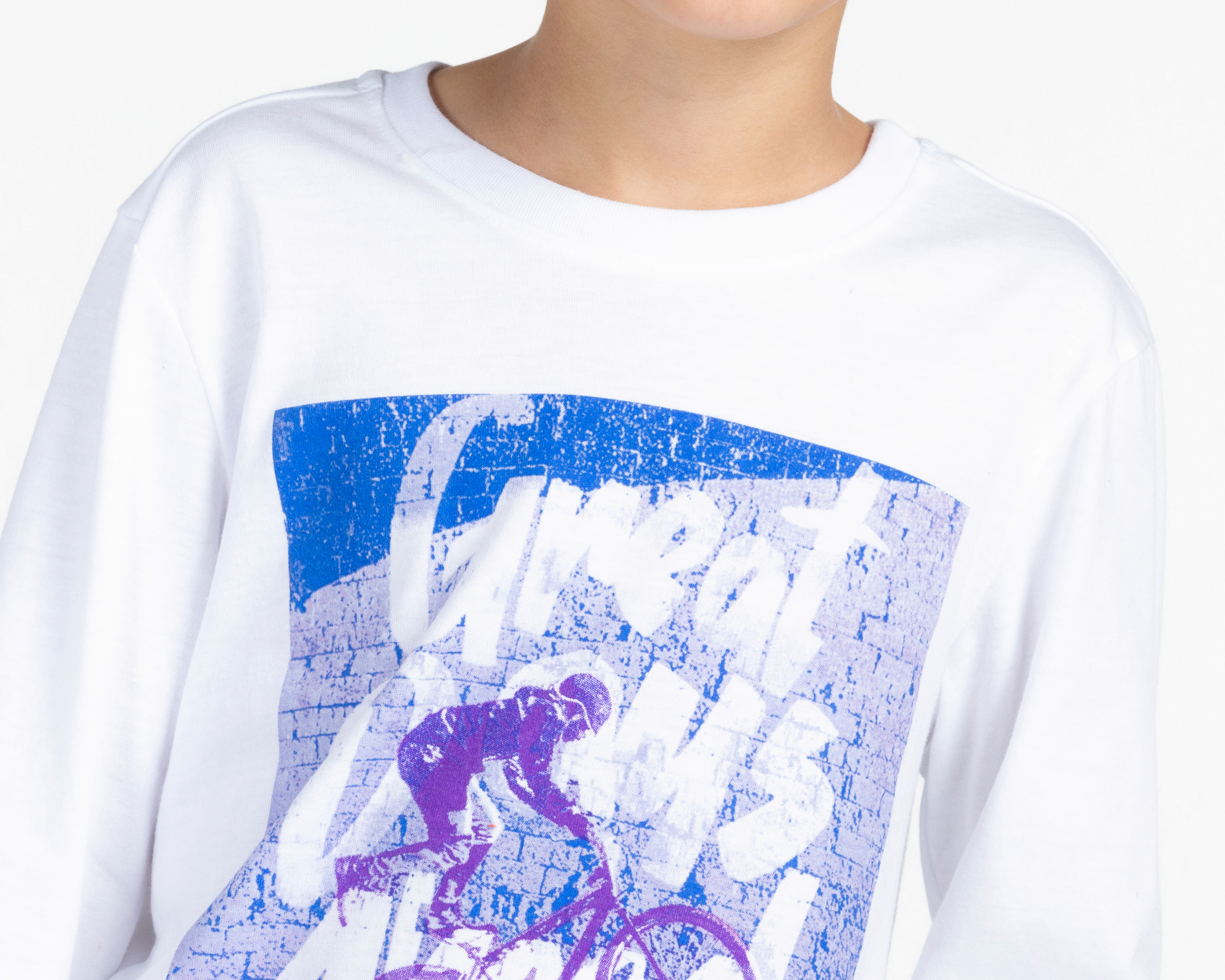 Foto 6 pulgar | Foto 5 | Playera Neo*City Manga Larga Estampada para Niño