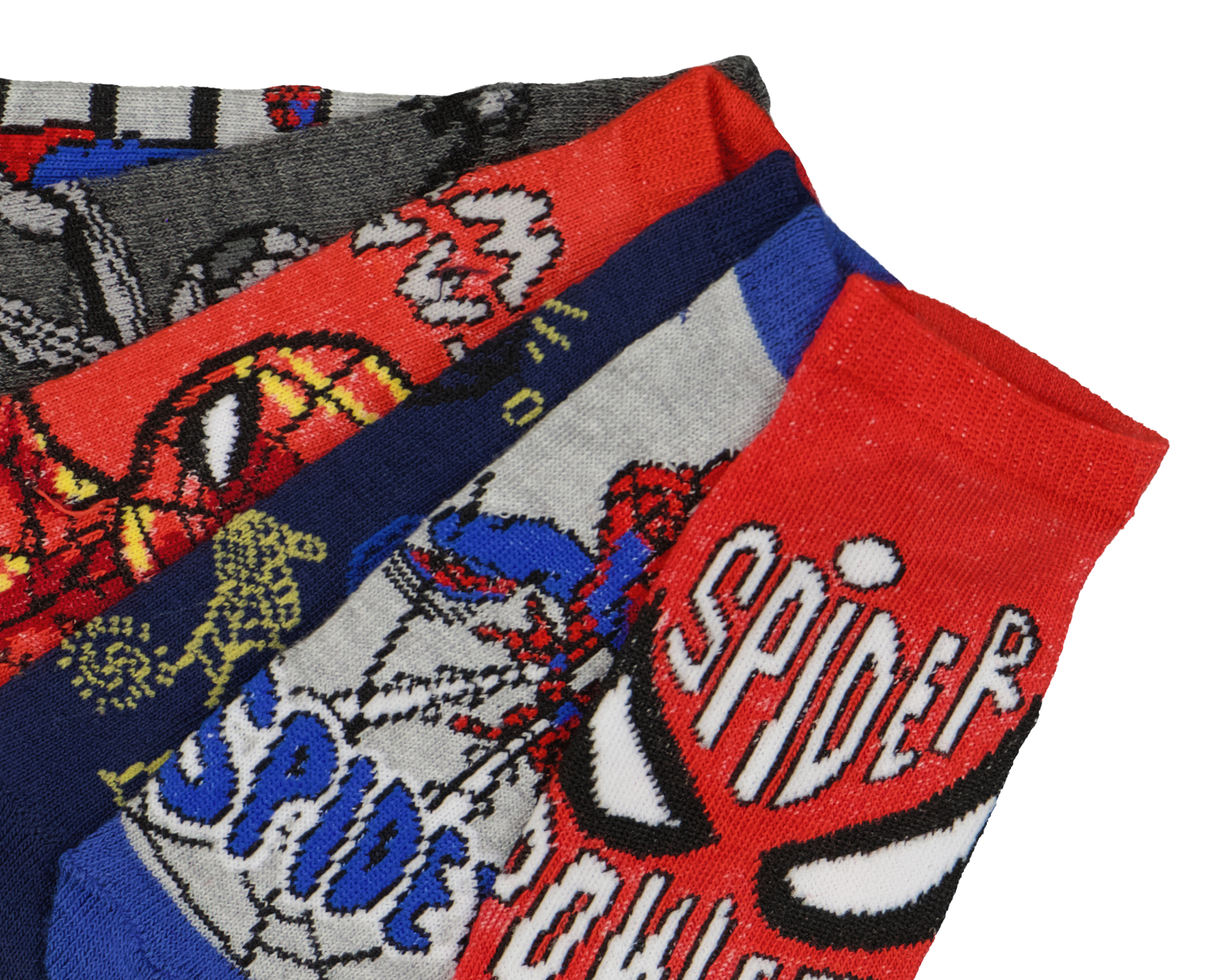 Foto 2 | Foto 2 | Calcetas Cortas Marvel Spider-Man para Niño 6 Pares