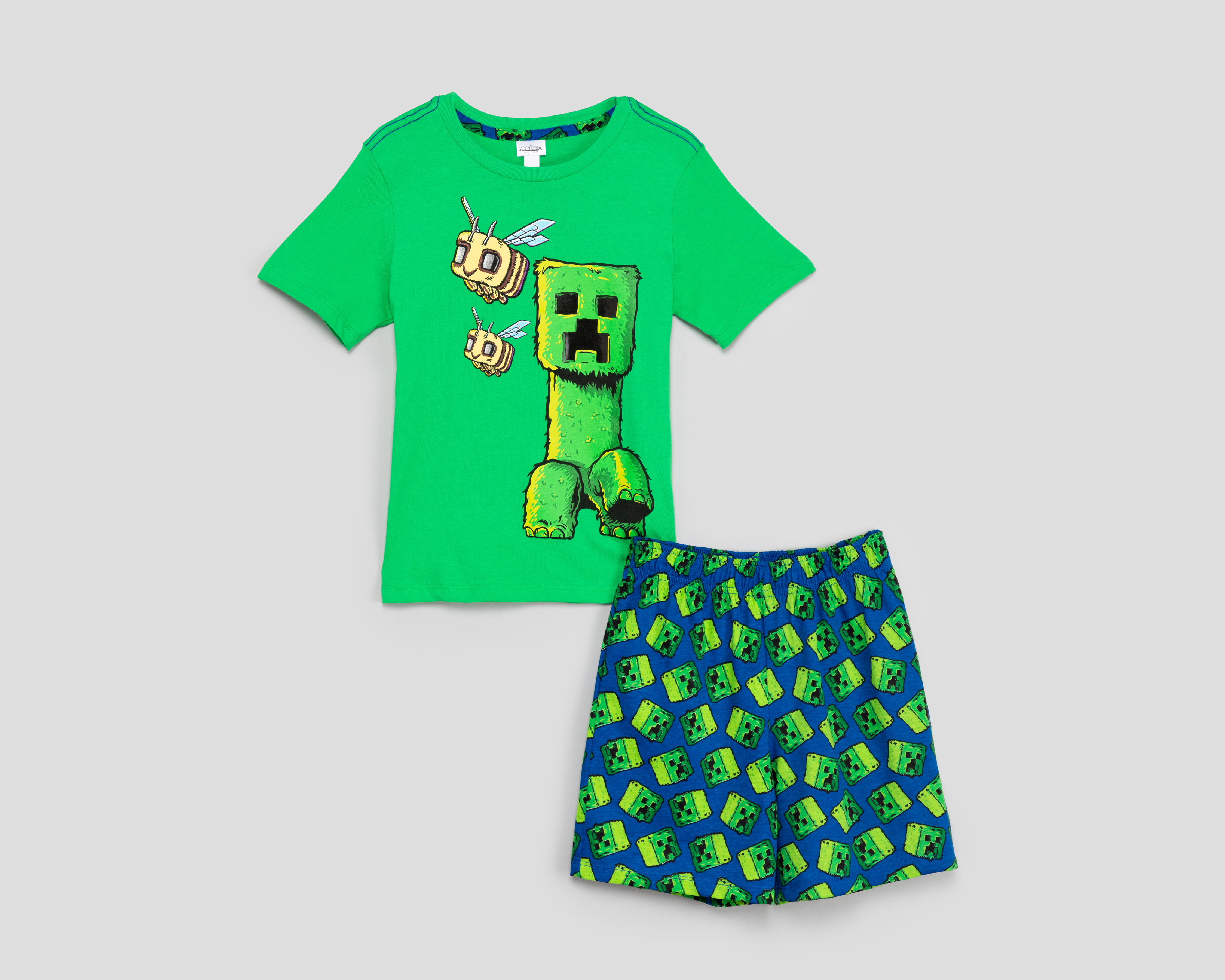 Foto 1 | Foto 1 | Conjunto de Short y Playera Minecraft para Niño