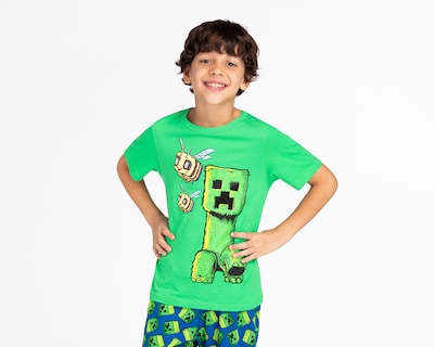 Foto 4 | Foto 4 | Conjunto de Short y Playera Minecraft para Niño