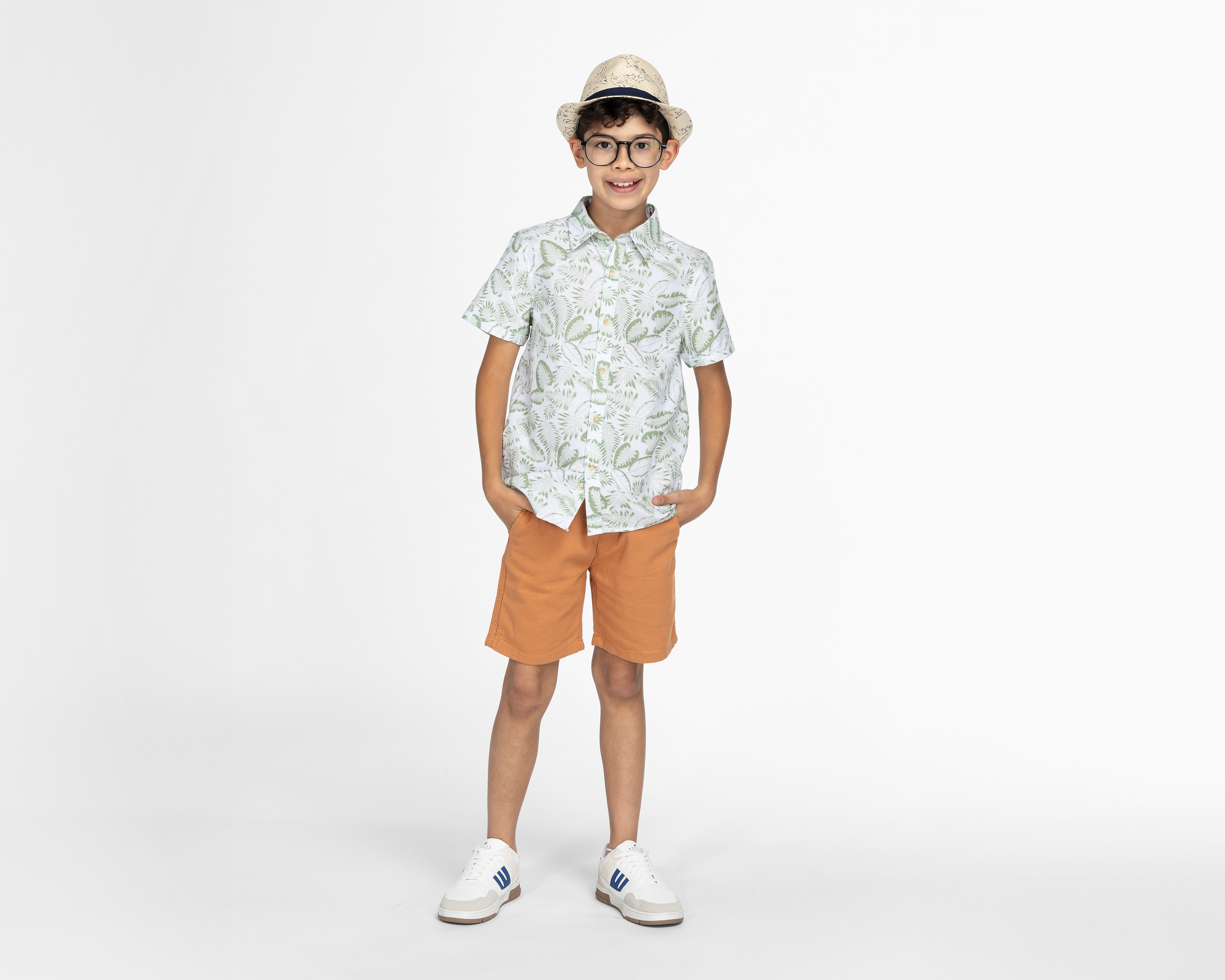 Foto 3 pulgar | Foto 2 | Camisa Refill Manga Corta Estampada para Niño