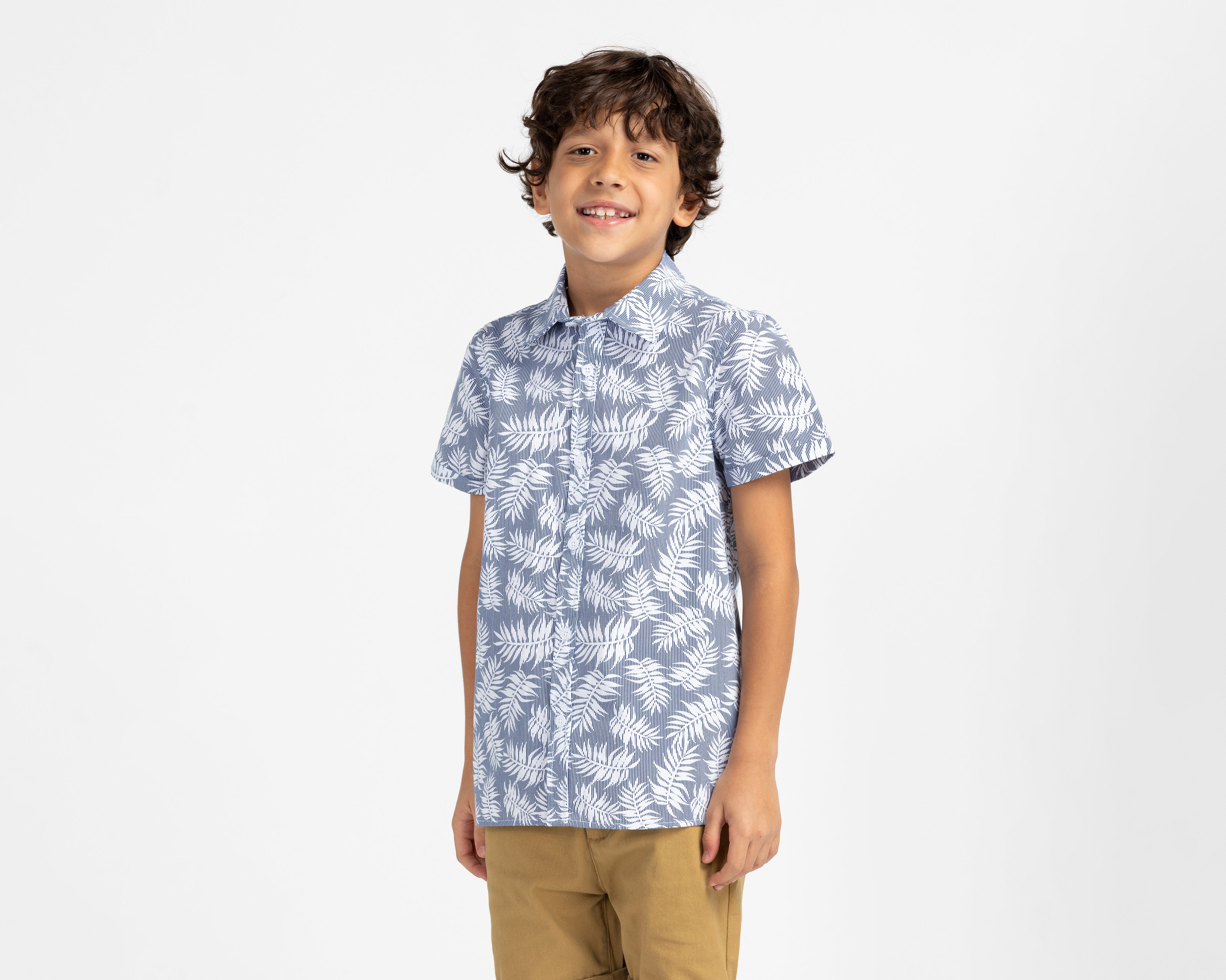 Camisa Refill Manga Corta Estampada para Niño