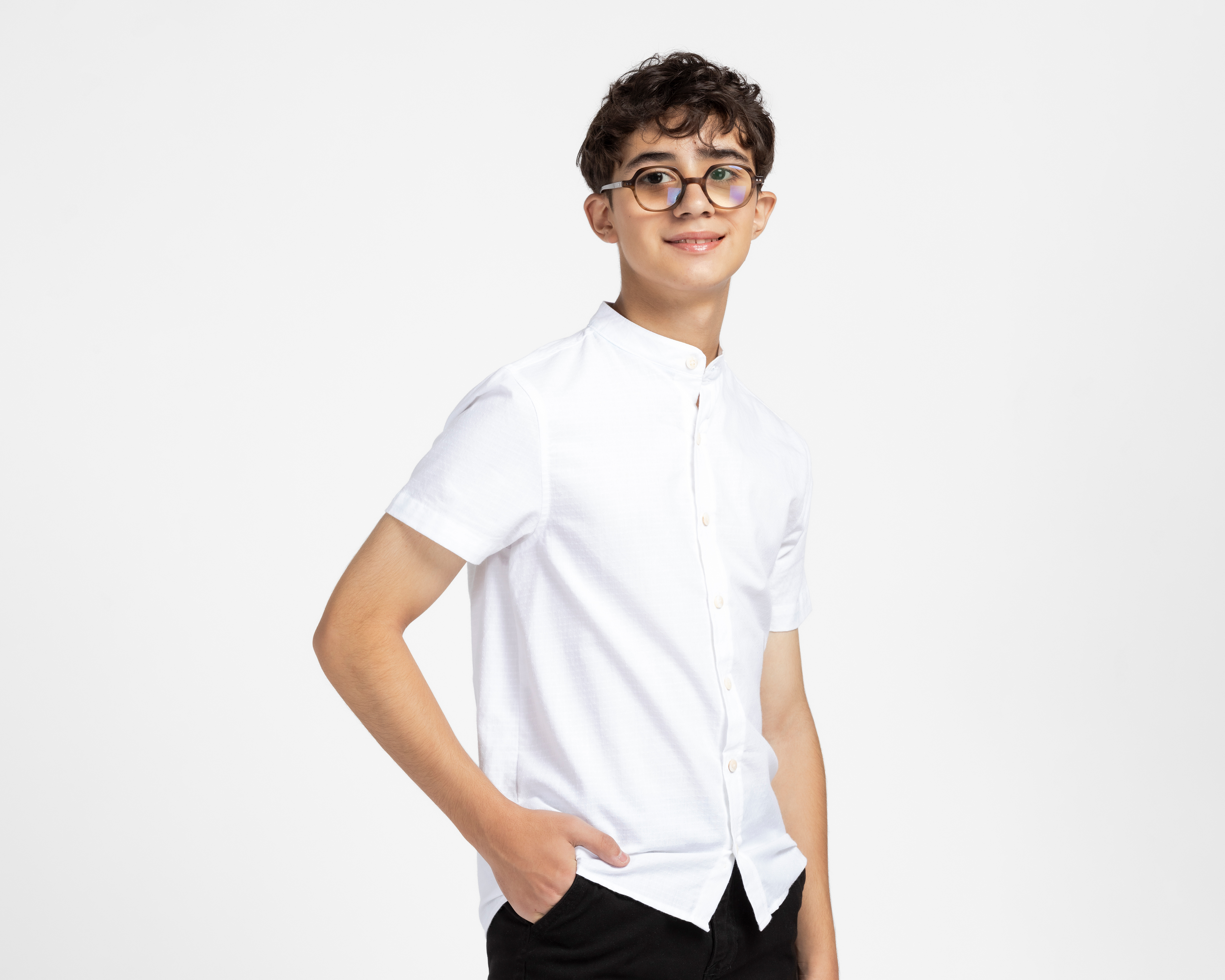 Camisa Refill Manga Corta Juvenil