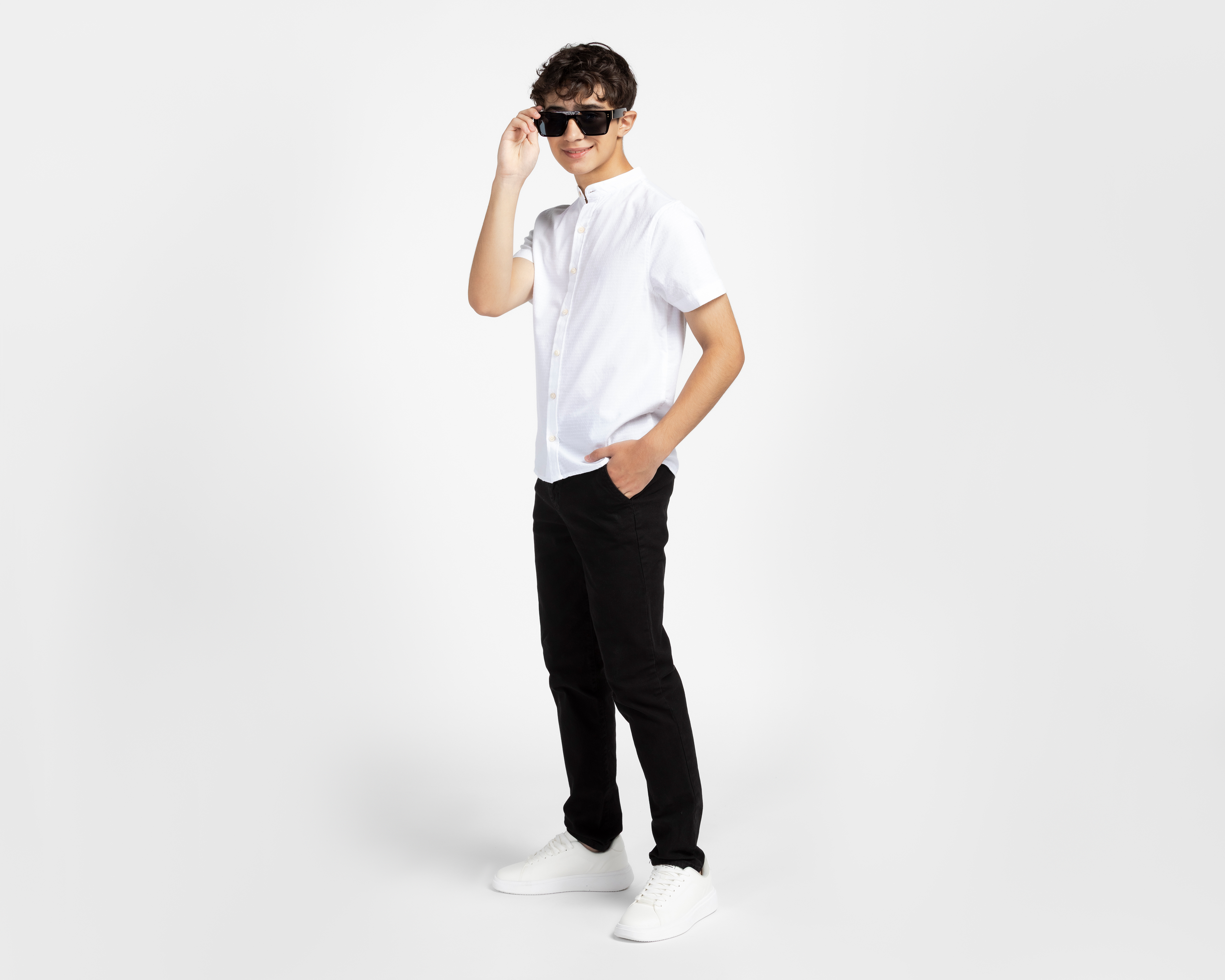 Foto 3 pulgar | Foto 2 | Camisa Refill Manga Corta Juvenil