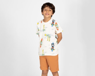 Foto 1 | Foto 1 | Playera Disney Mickey Mouse Manga Corta Full Print para Niño