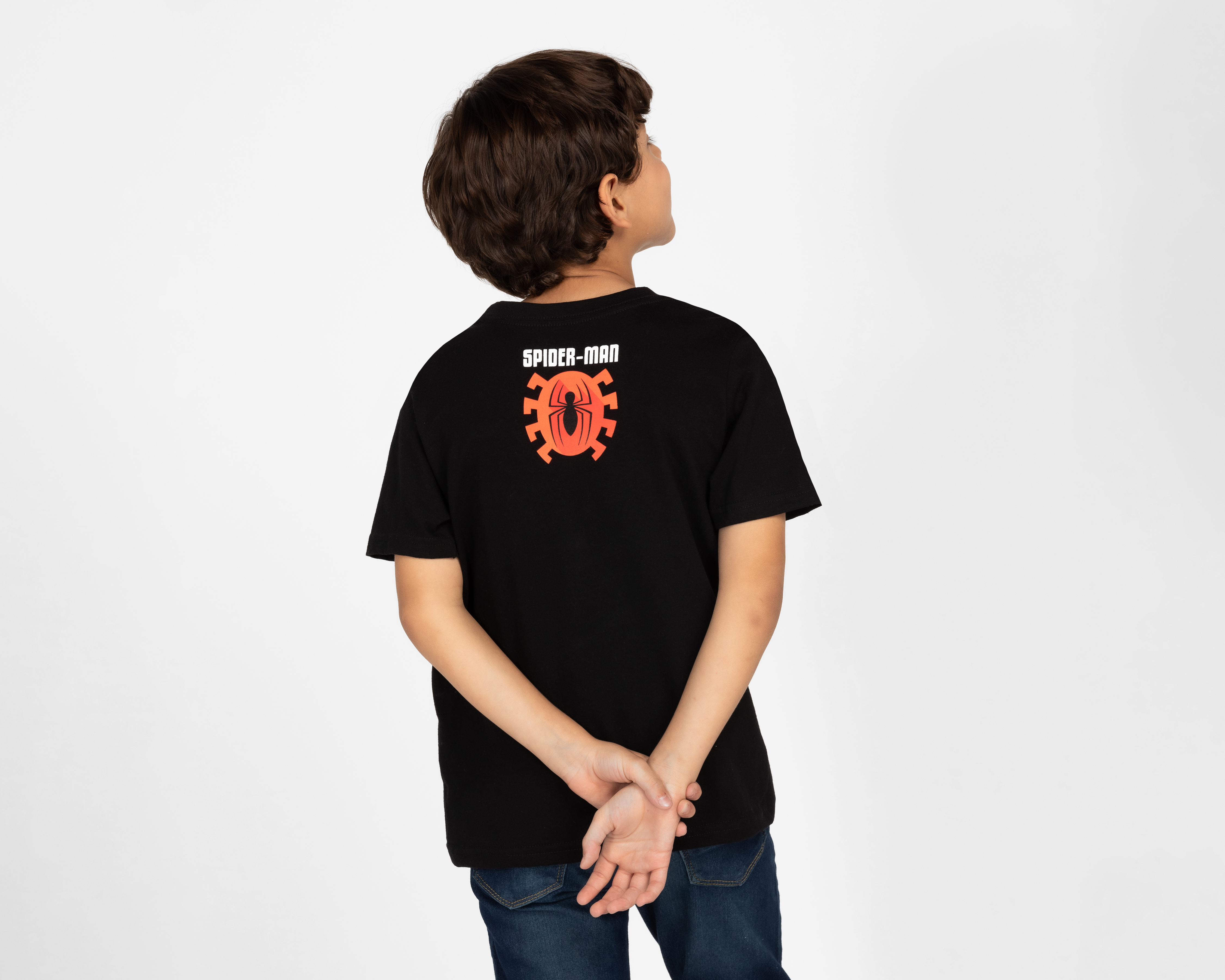 Foto 3 pulgar | Foto 2 | Playera Marvel Spider-Man Manga Corta Estampada para Niño