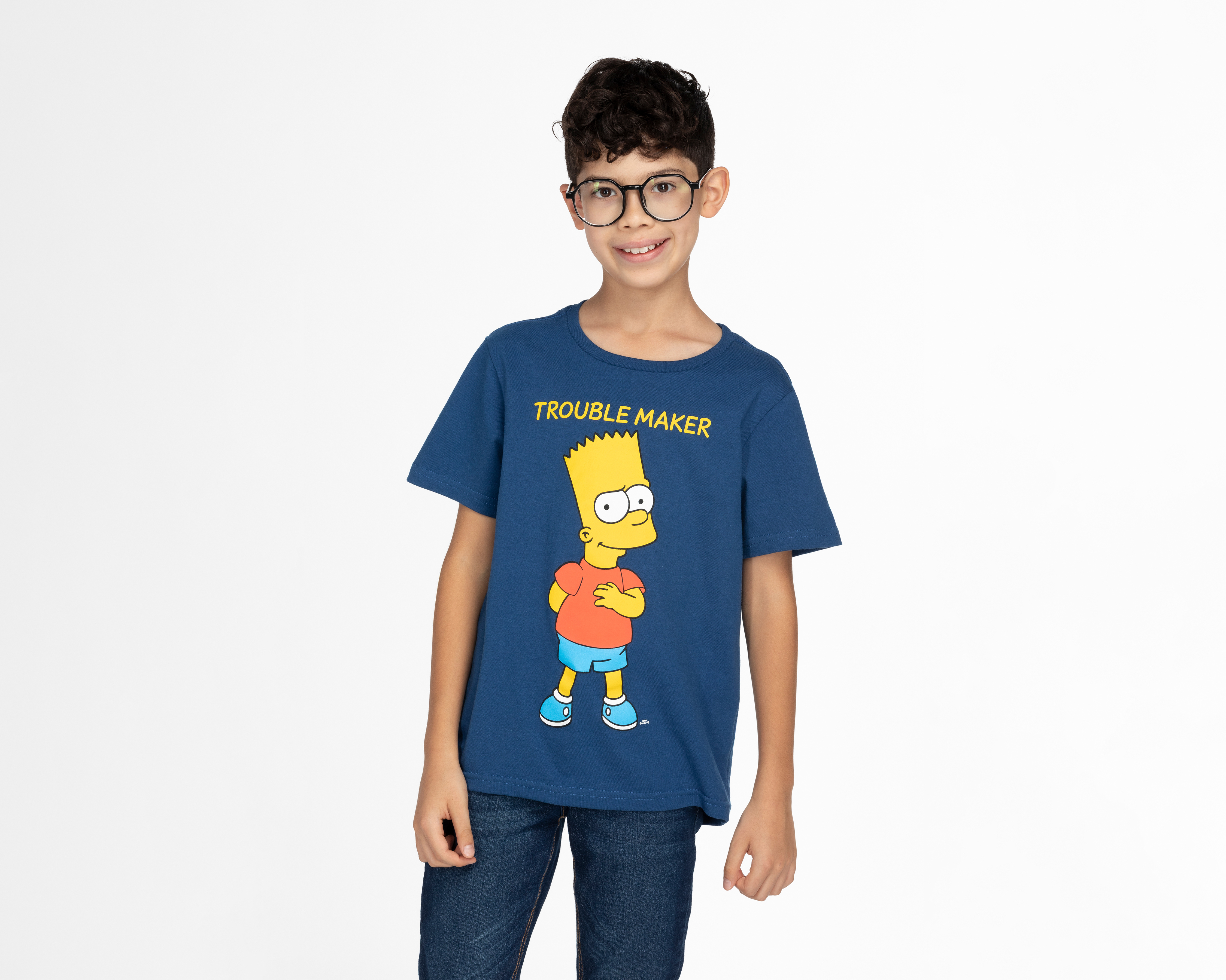 Foto 2 pulgar | Foto 1 | Playera Estampada The Simpsons para Niño