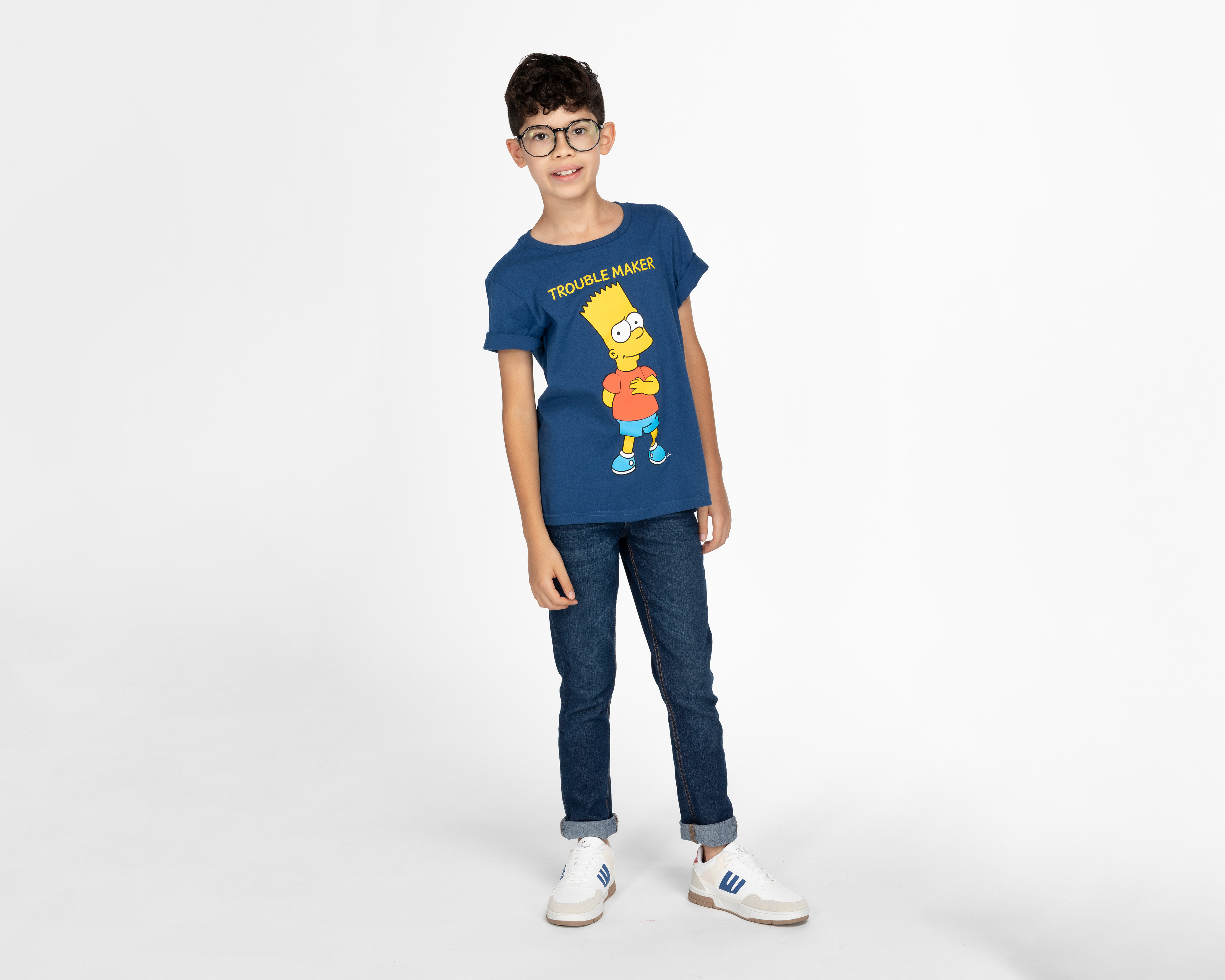 Foto 3 pulgar | Foto 2 | Playera Estampada The Simpsons para Niño