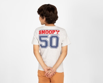 Foto 2 | Foto 2 | Playera Peanuts Manga Corta Estampada para Niño