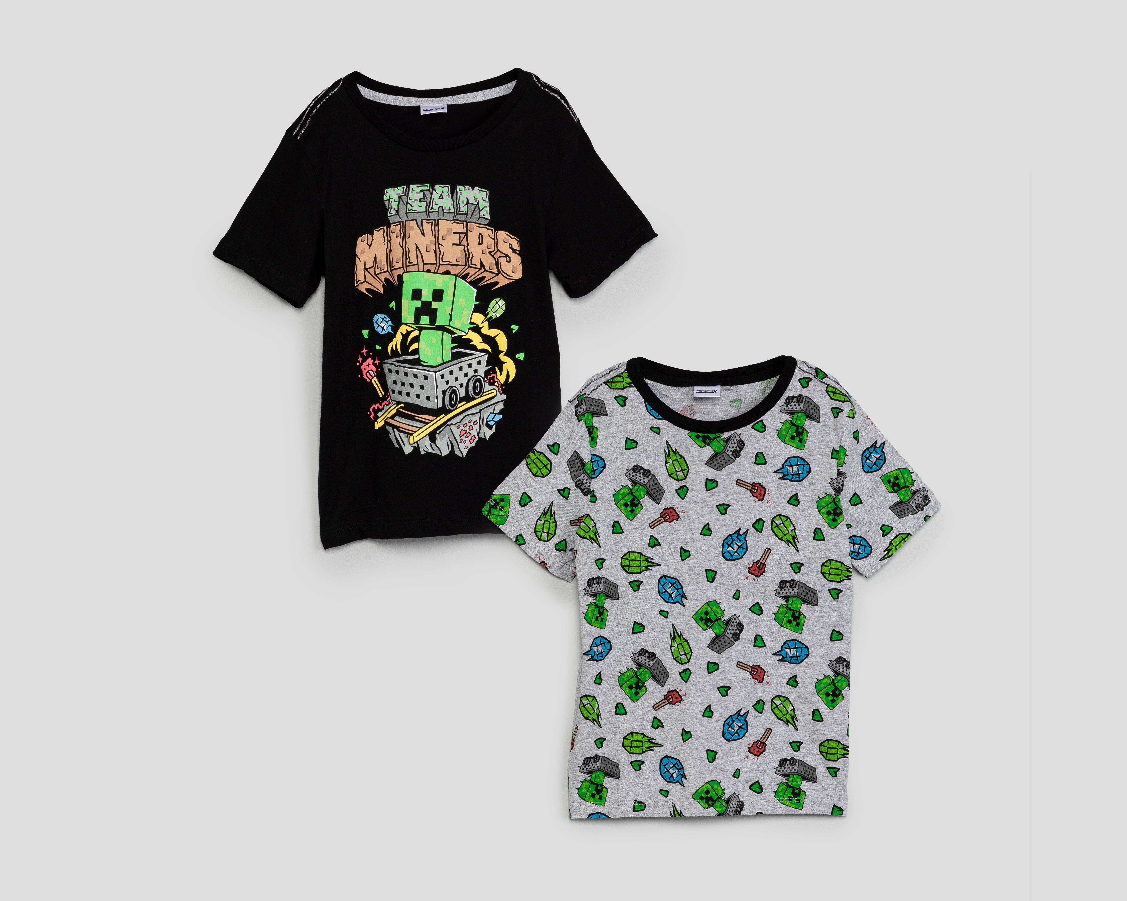 Foto 2 pulgar | Foto 1 | Playera Minecraft para Niño 2 Piezas