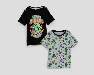 Foto 1 | Foto 1 | Playera Minecraft para Niño 2 Piezas