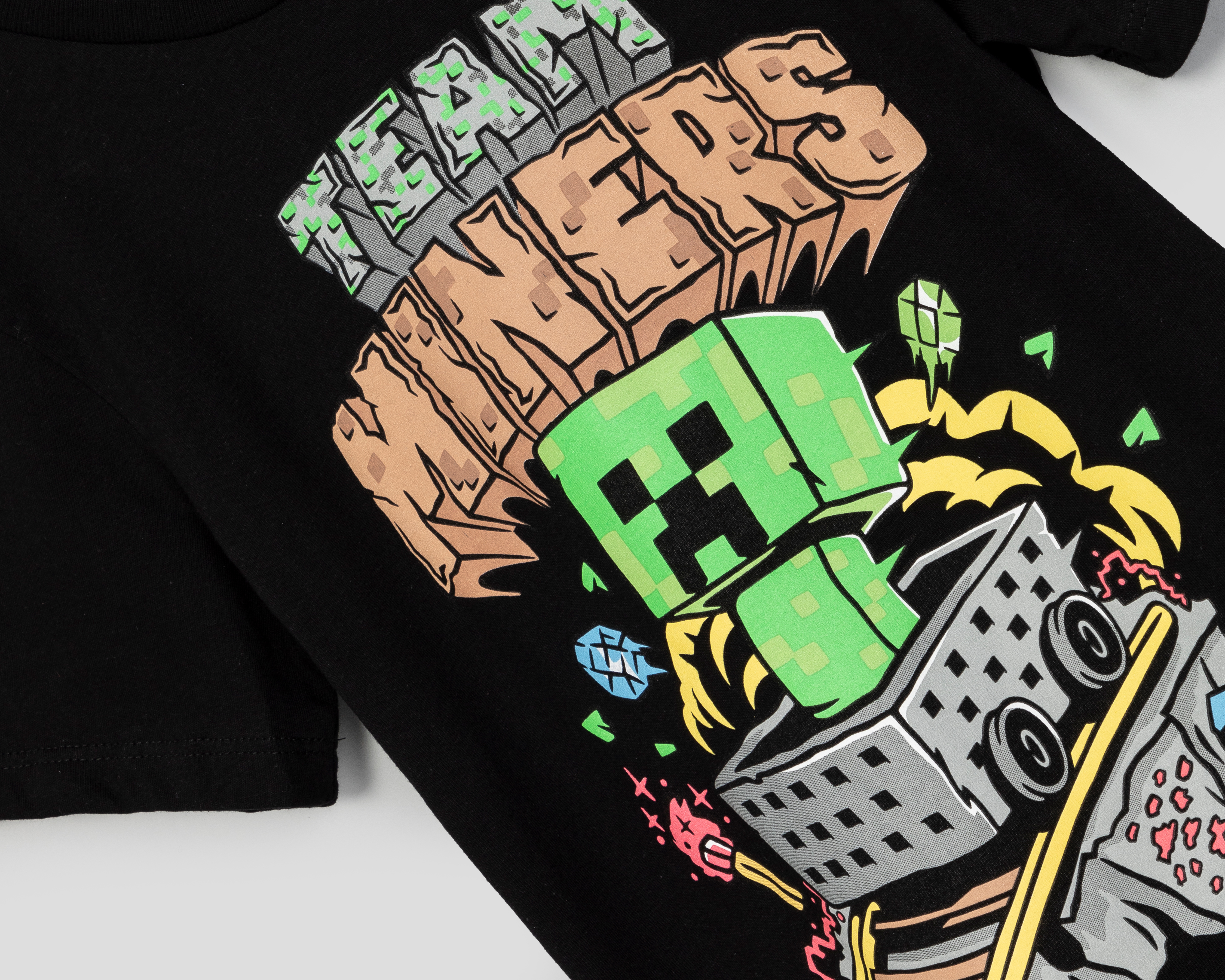 Foto 4 pulgar | Foto 3 | Playera Minecraft para Niño 2 Piezas