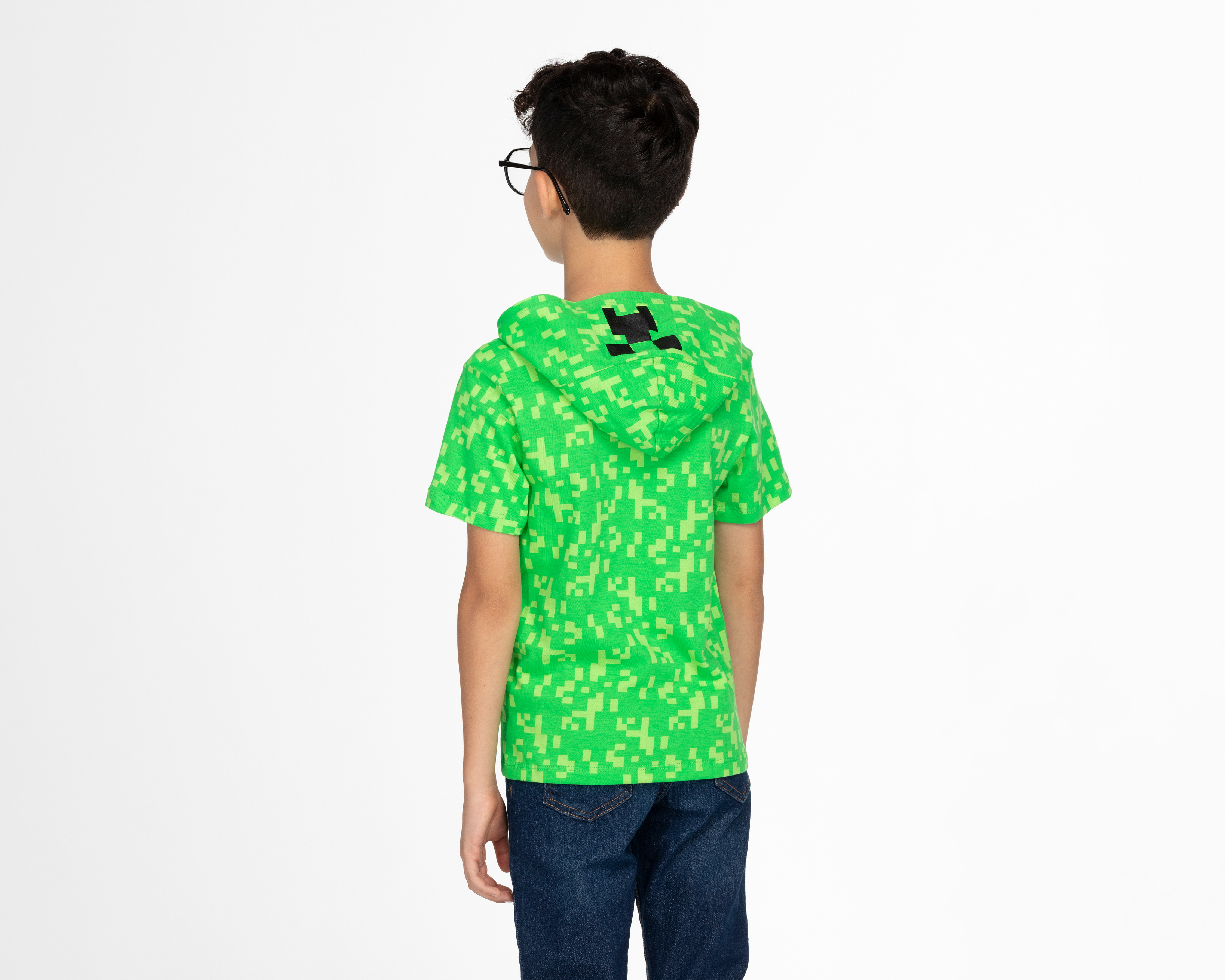 Foto 4 pulgar | Foto 3 | Playera Minecraft Manga Corta para Niño