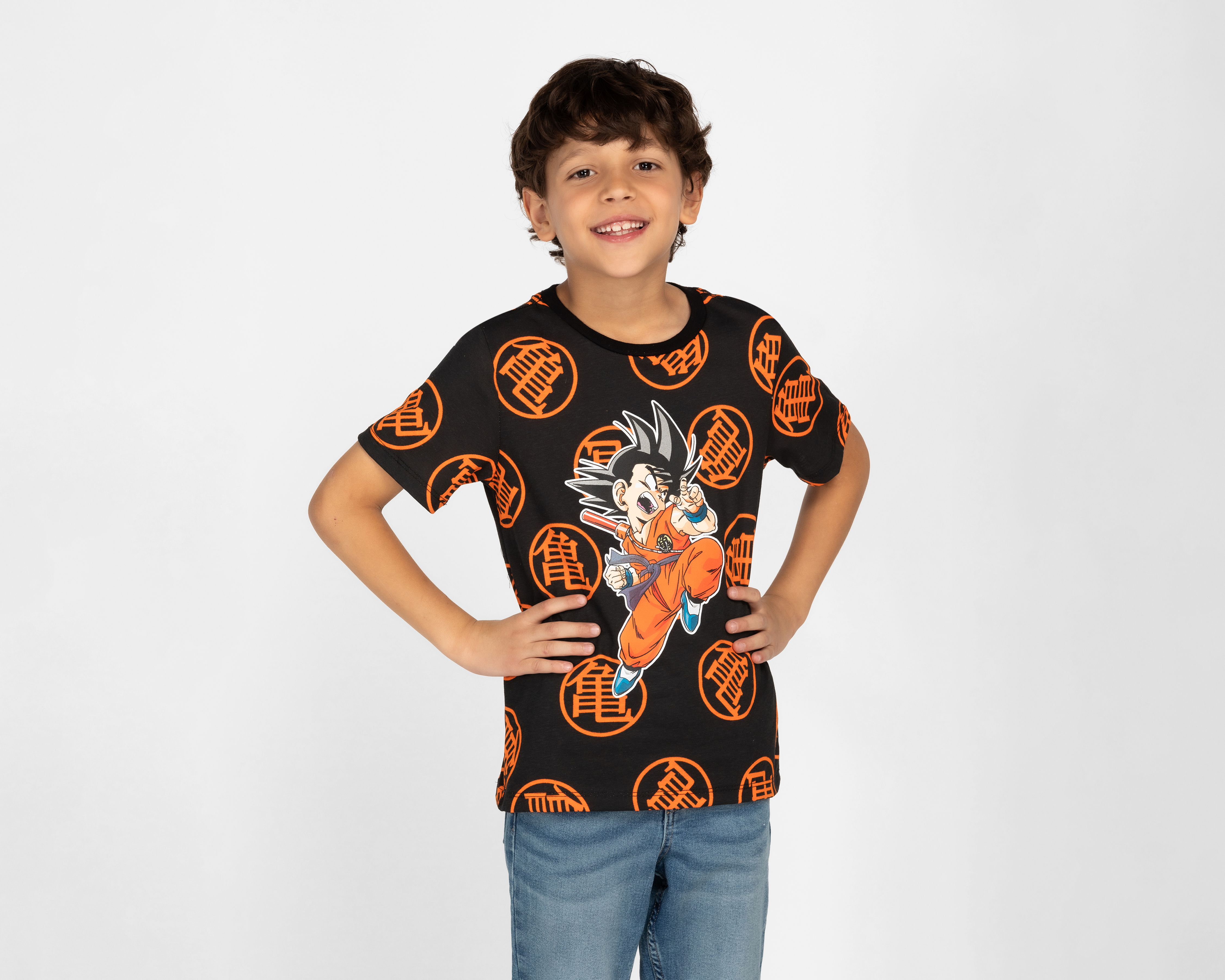 Foto 2 pulgar | Foto 1 | Playera Dragon Ball Z Manga Corta Estampada para Niño