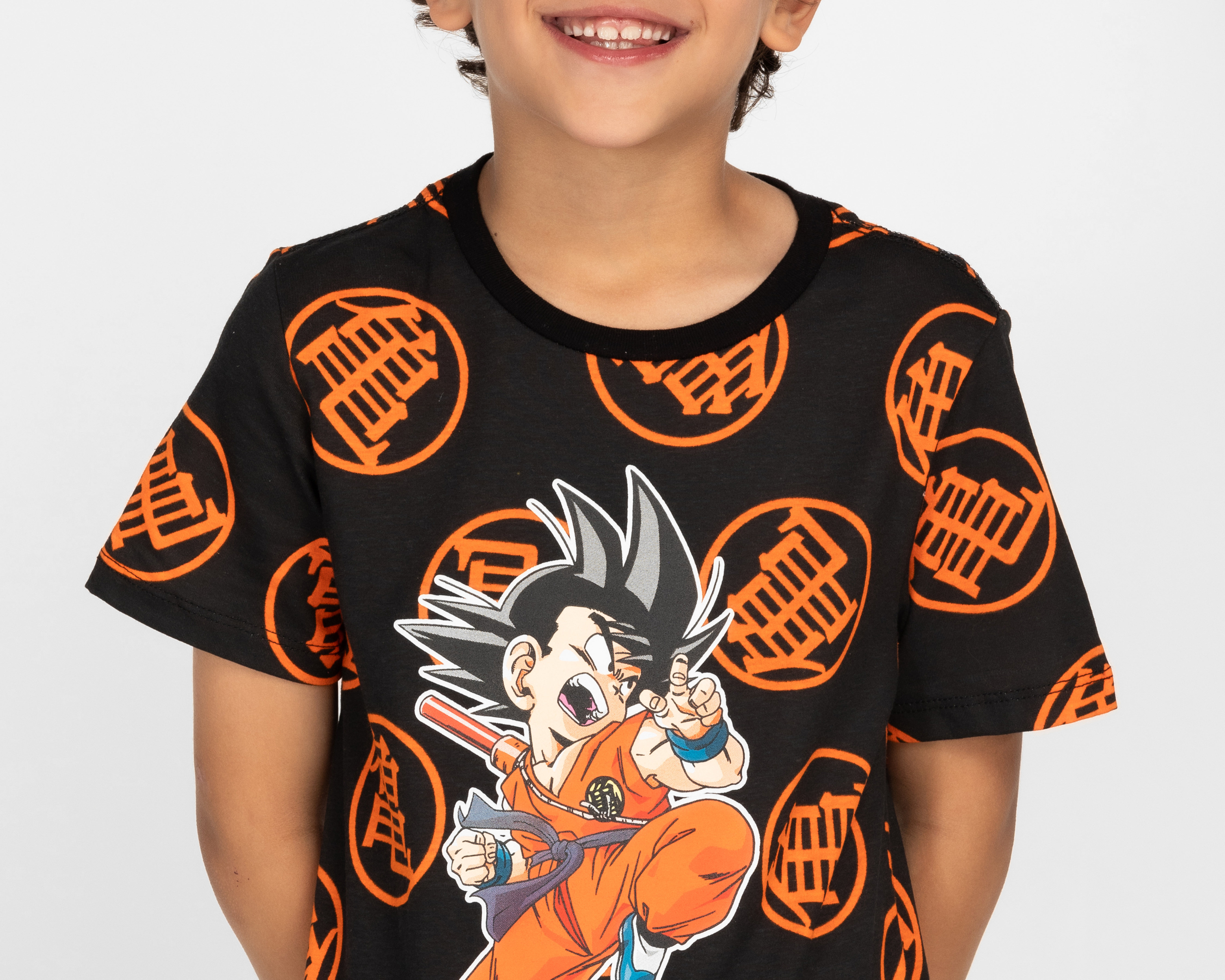 Foto 4 pulgar | Foto 3 | Playera Dragon Ball Z Manga Corta Estampada para Niño