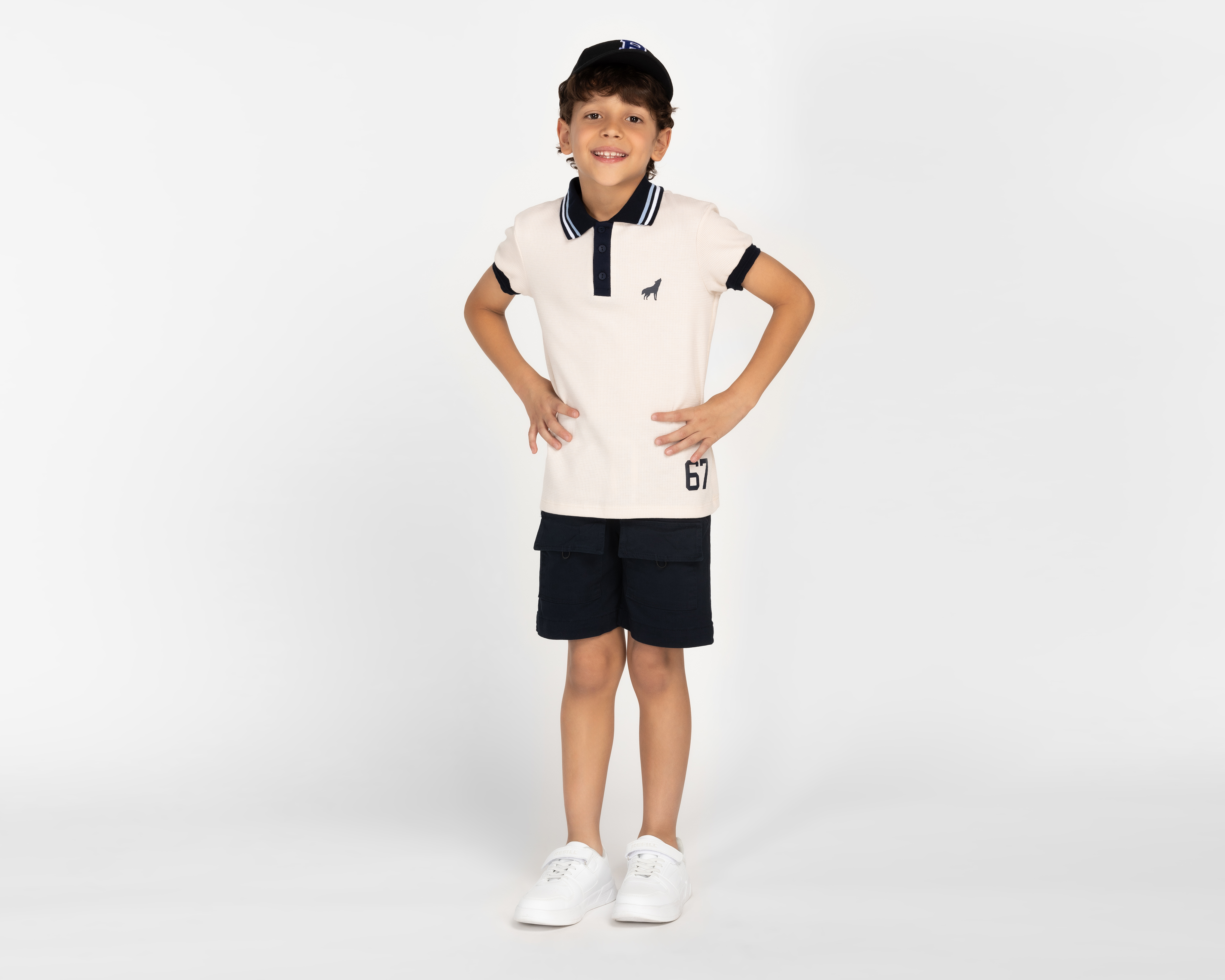 Foto 2 | Foto 2 | Playera Polo Refill Manga Corta con Estampado para Niño