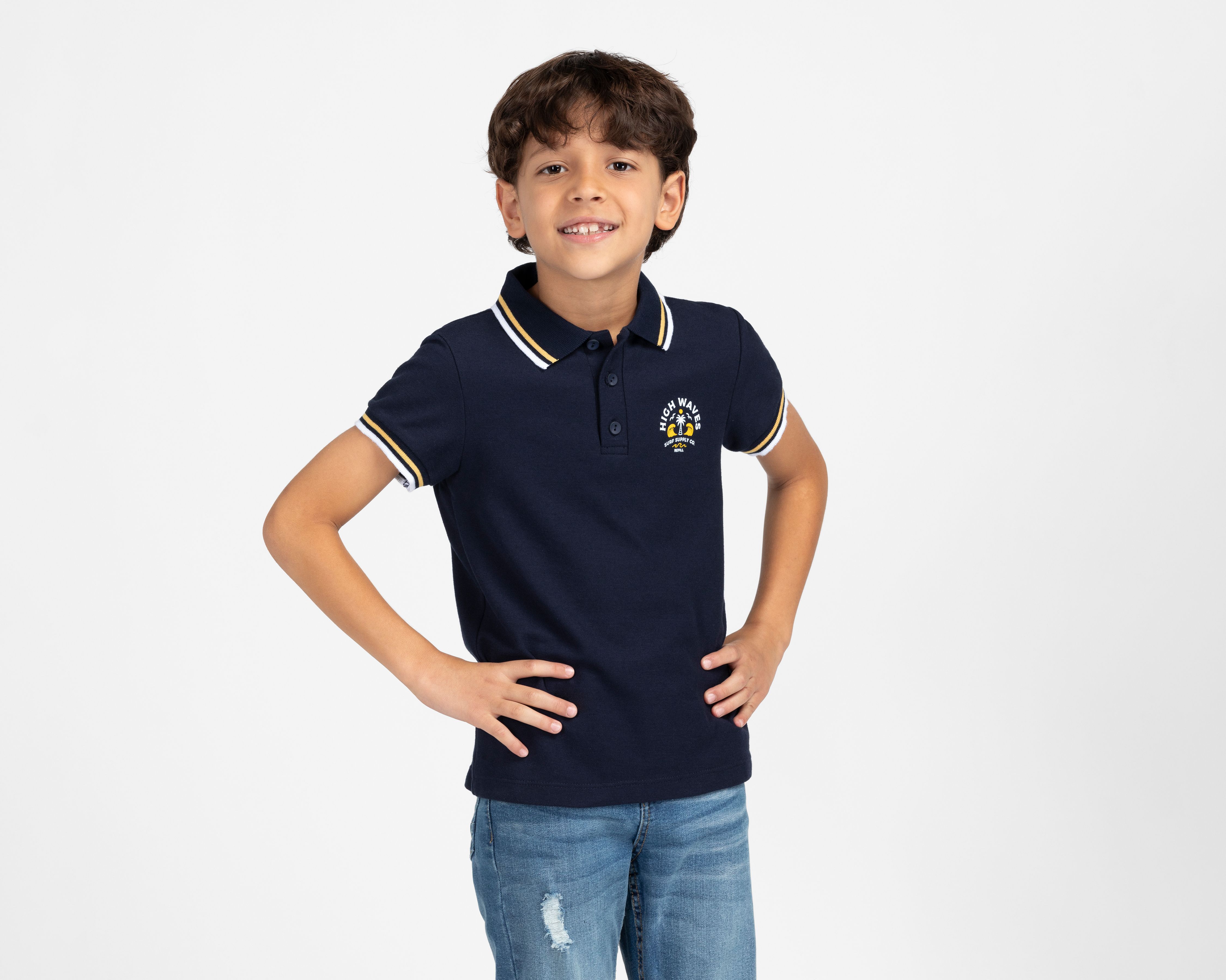 Foto 2 pulgar | Foto 1 | Playera Refill Manga Corta para Niño