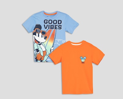 Foto 1 | Foto 1 | Playera Disney Mickey Mouse para Niño 2 Piezas