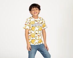Playera Garfield Manga Corta Estampada para Niño