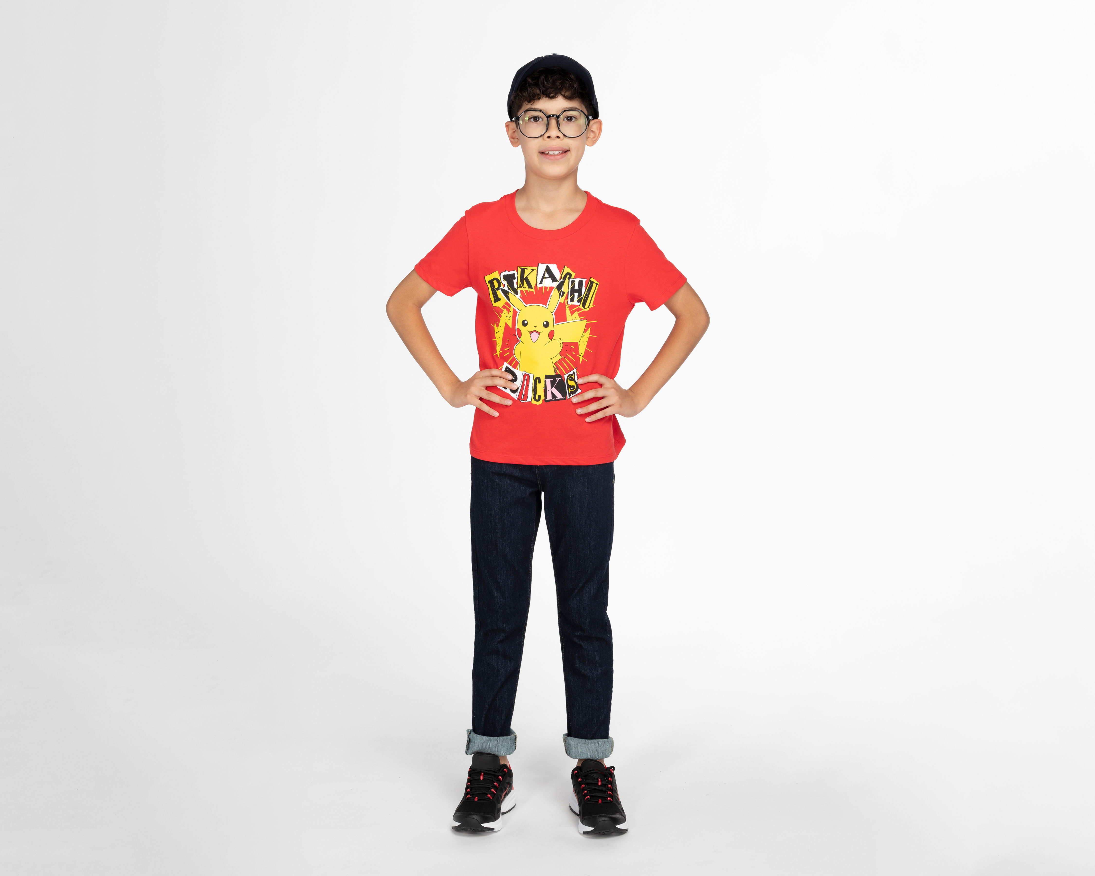Foto 3 pulgar | Foto 2 | Playera Pokémon Manga Corta Roja para Niño