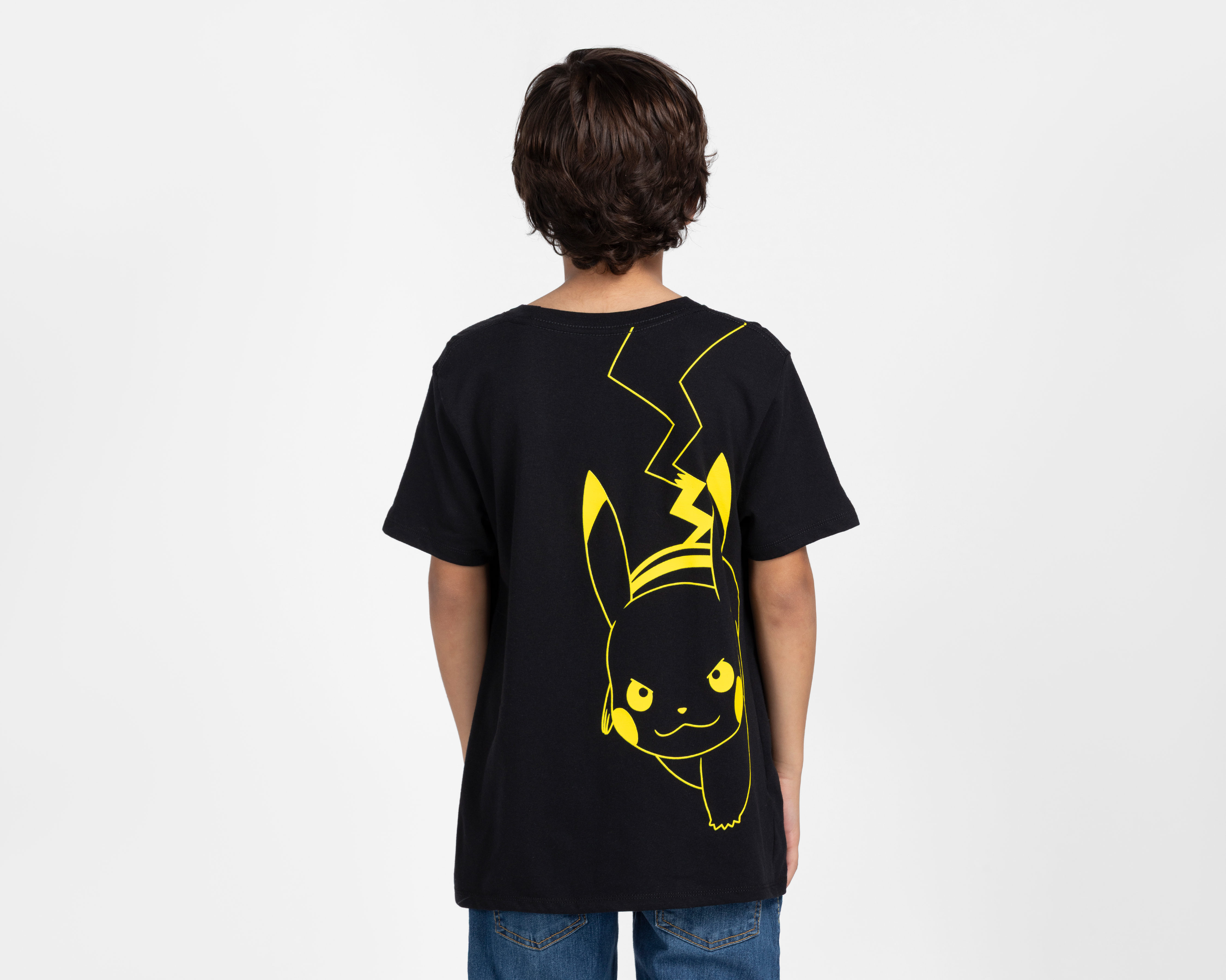 Foto 3 pulgar | Foto 2 | Playera de Cuello Redondo Negra Pokémon para Niño