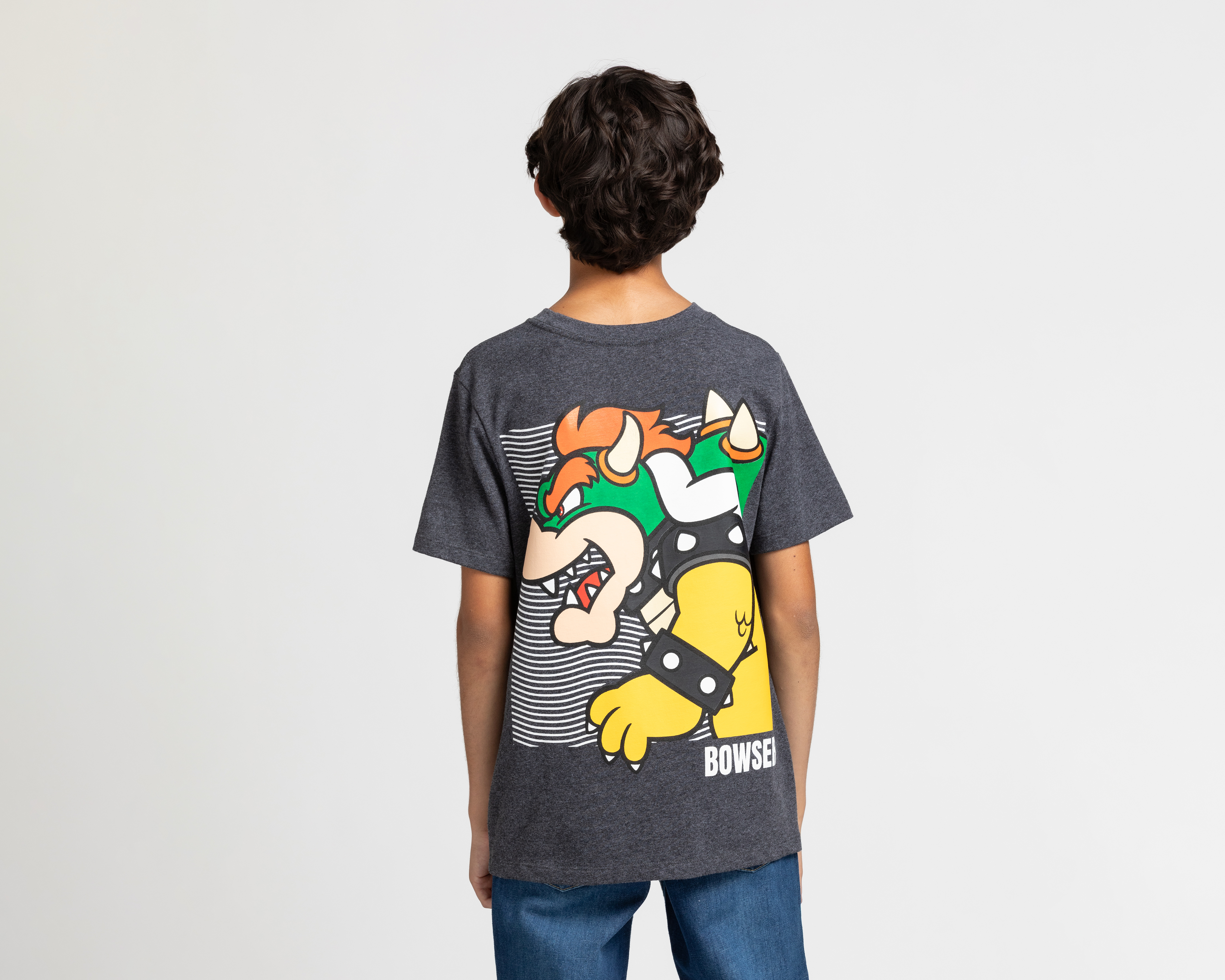 Foto 3 pulgar | Foto 2 | Playera Mario Bros Manga Corta Juvenil