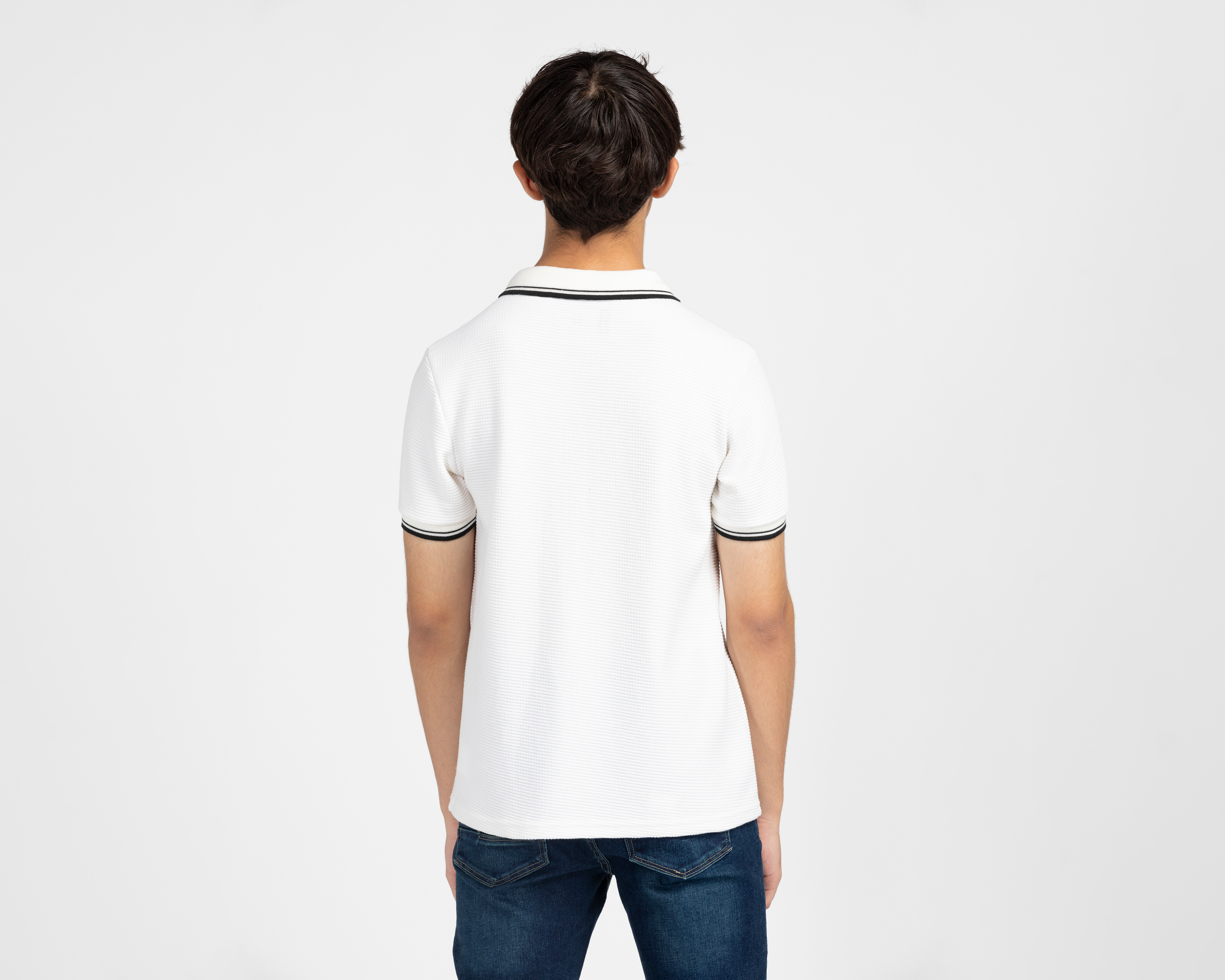 Foto 4 pulgar | Foto 3 | Playera Polo Neo*City Hueso Juvenil