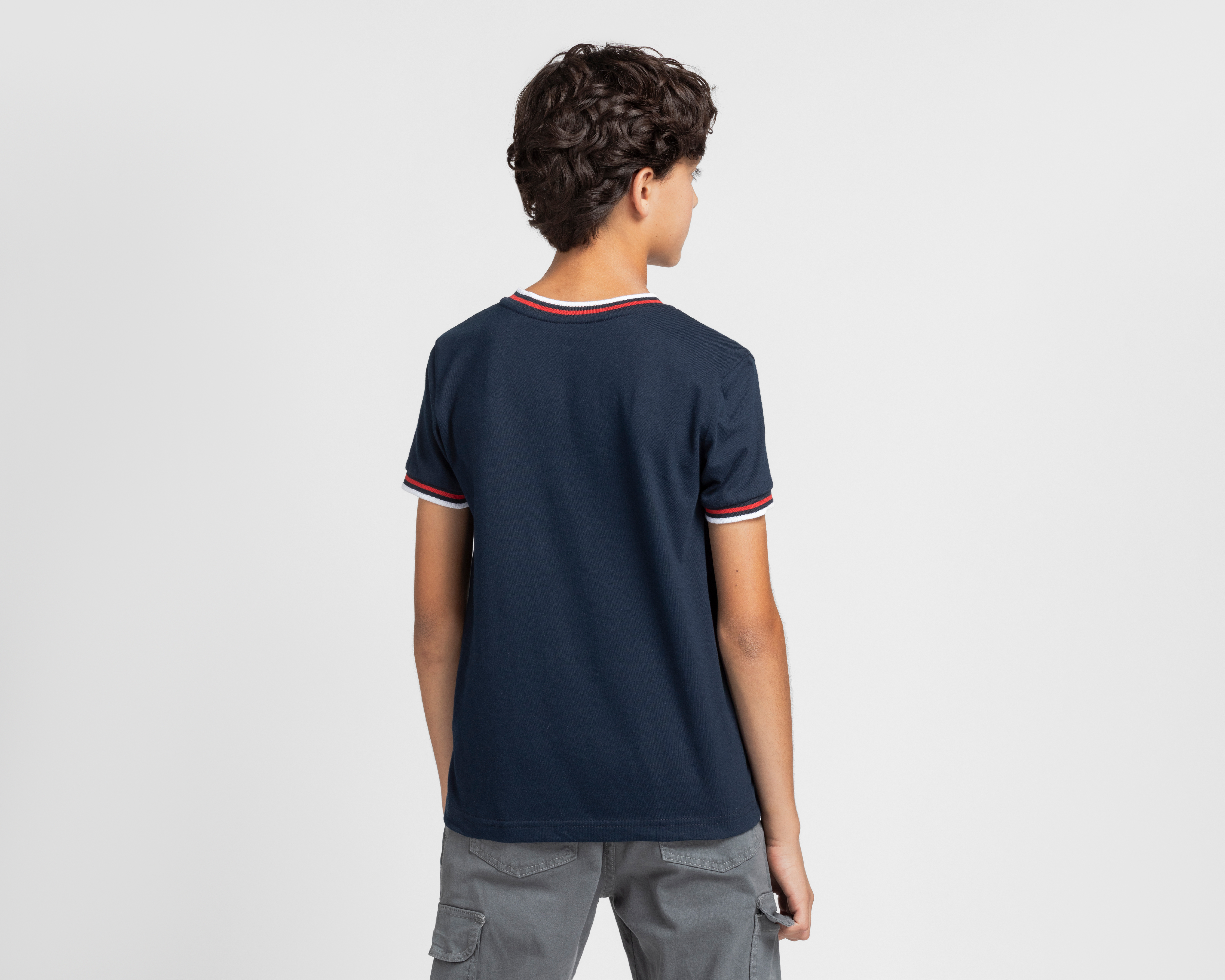 Foto 3 | Foto 3 | Playera York Team Polo Club Manga Corta Azul Juvenil