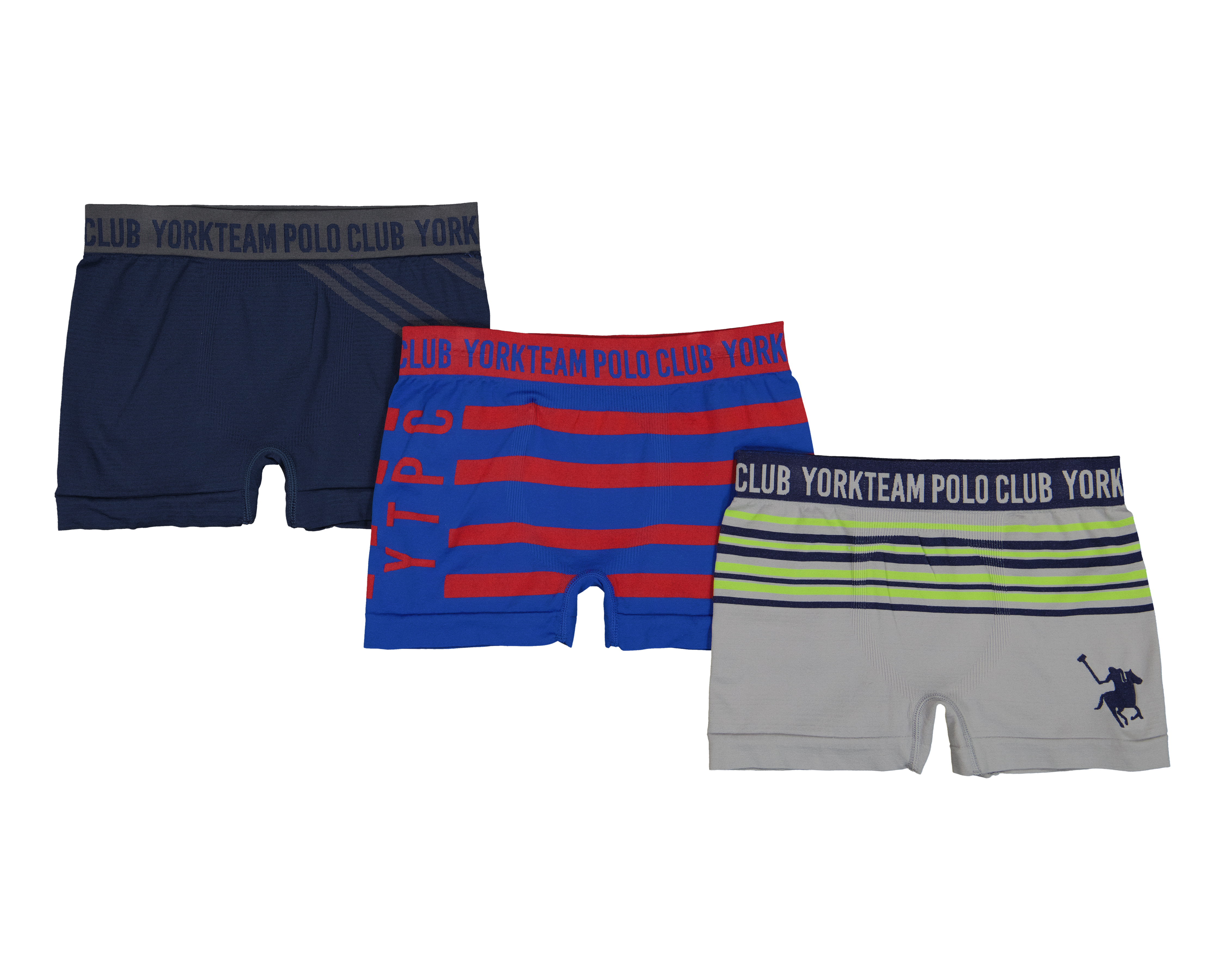 Foto 2 pulgar | Foto 1 | Bóxer York Team Polo Club para Niño 3 Piezas