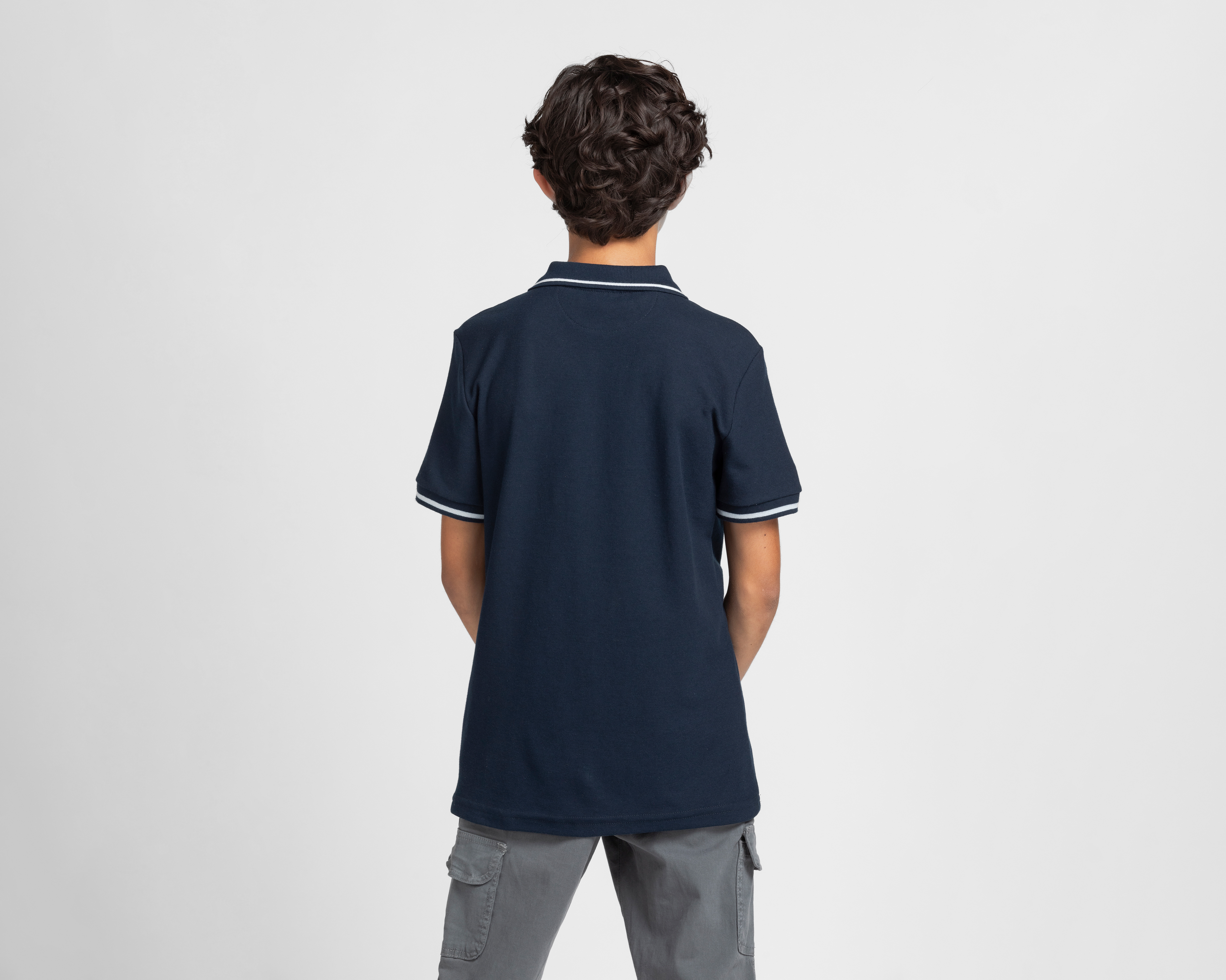 Foto 4 pulgar | Foto 3 | Playera Polo Refill Juvenil