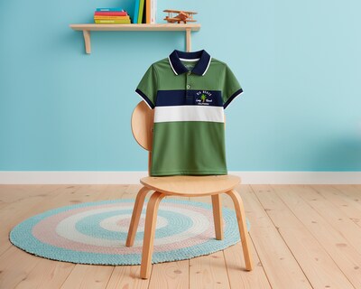 Foto 4 | Foto 4 | Playera Polo Refill Verde para Niño