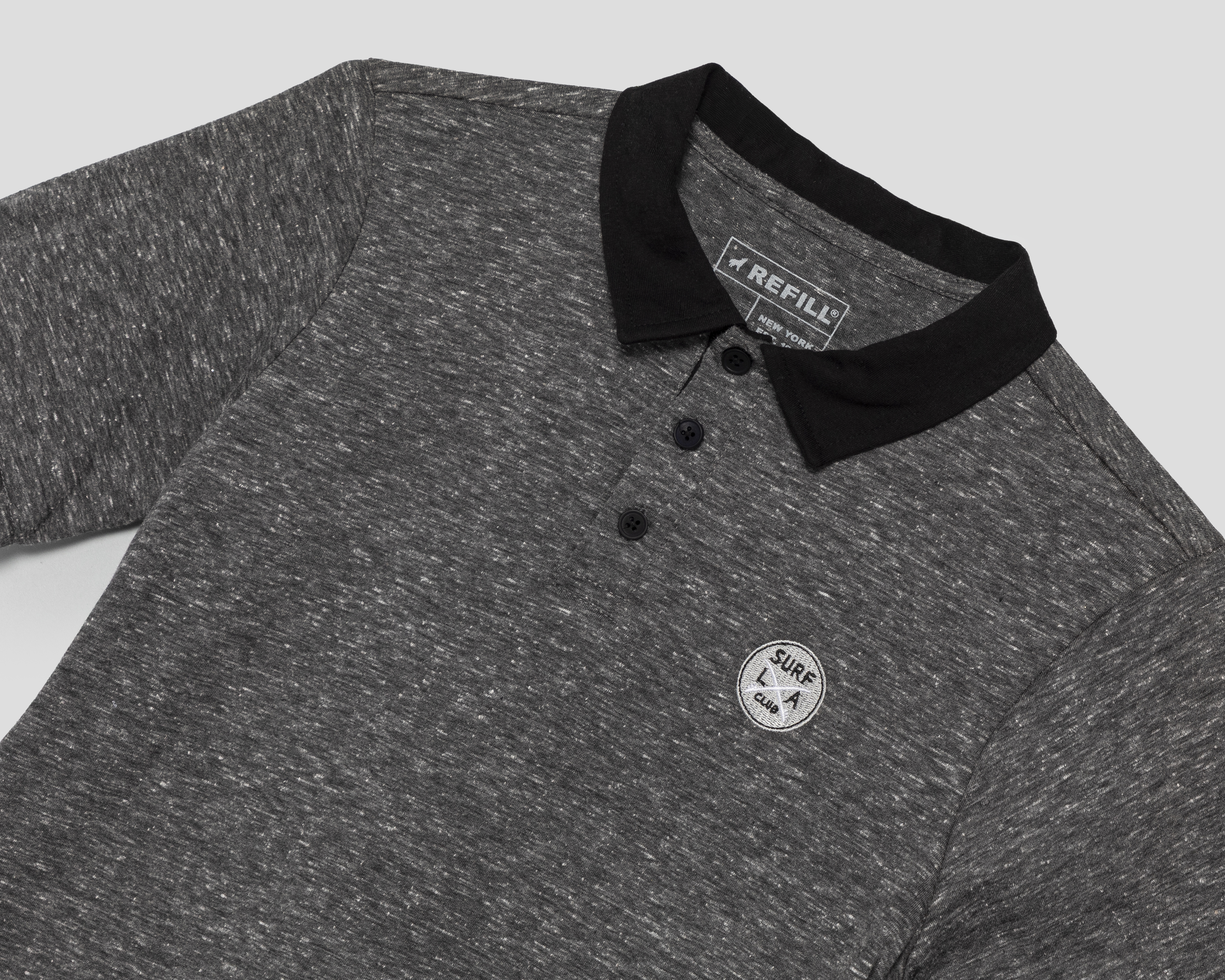 Foto 4 pulgar | Foto 3 | Playera Polo Refill Gris Juvenil