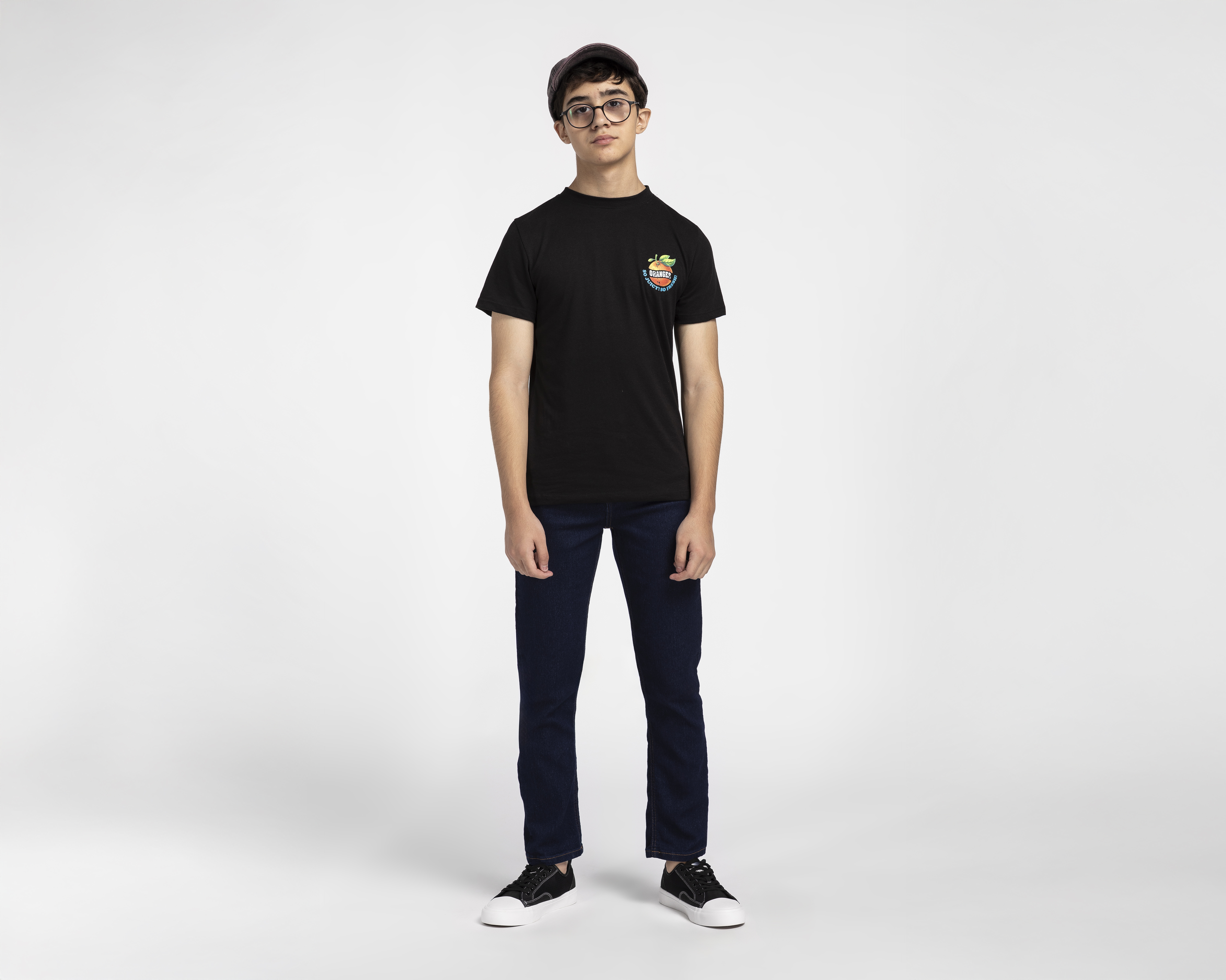 Foto 2 | Foto 2 | Playera de Cuello Redondo Negra Neo*City Juvenil