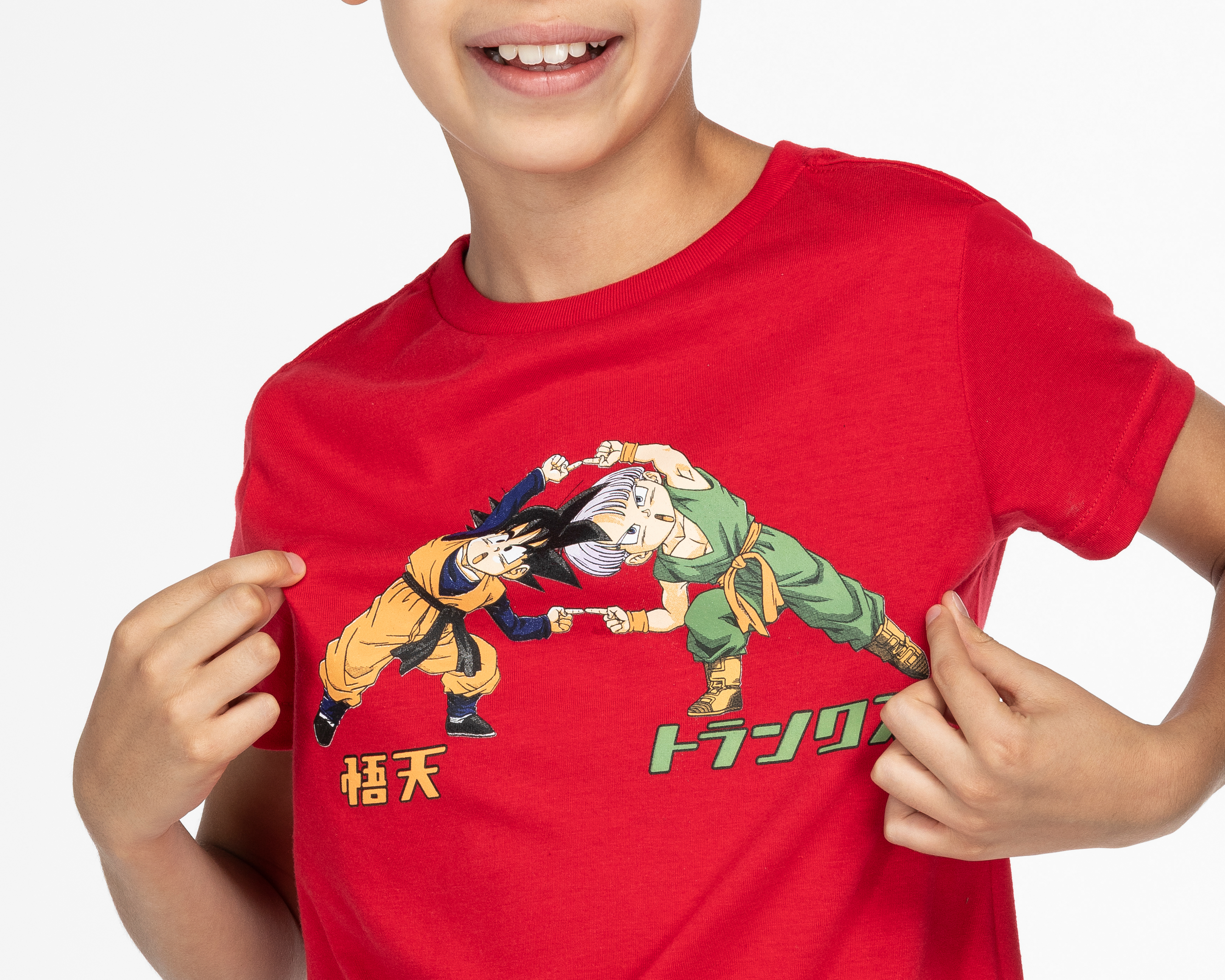Foto 5 pulgar | Foto 4 | Playera Dragon Ball Z Manga Corta Estampada para Niño