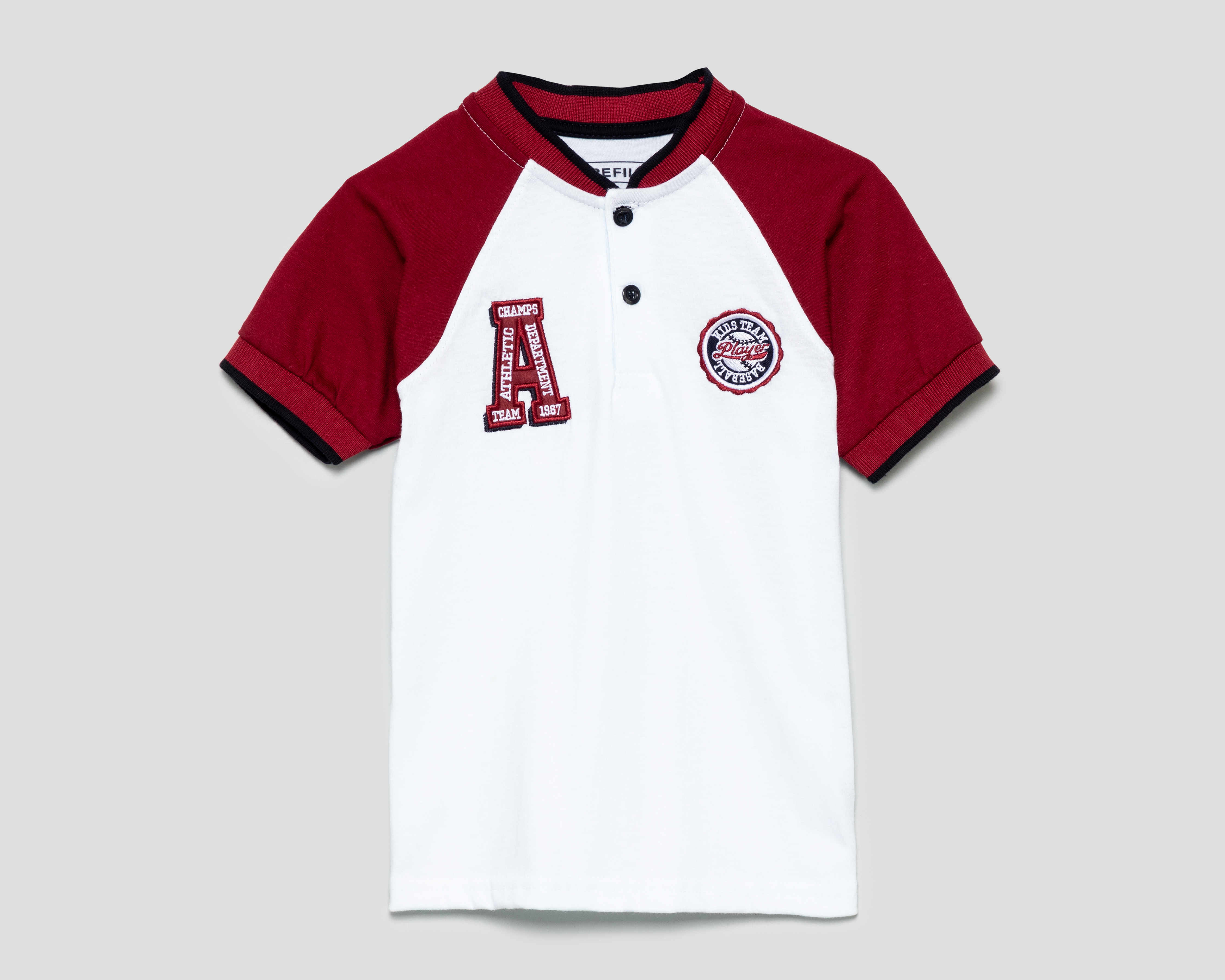 Playera Polo Cuello V Multicolor Refill para Niño