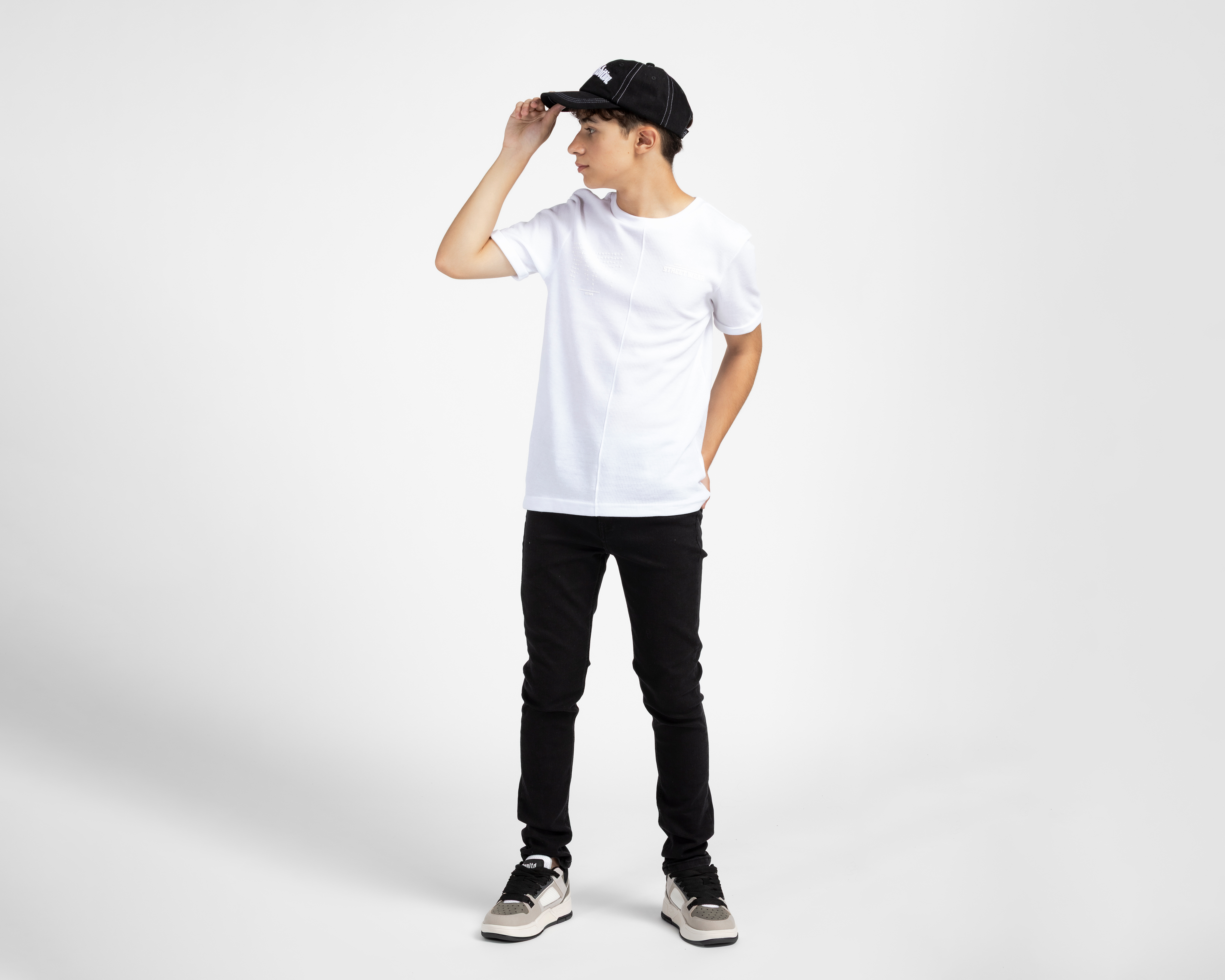 Foto 2 | Foto 2 | Playera Neo*City Manga Corta Blanca Juvenil