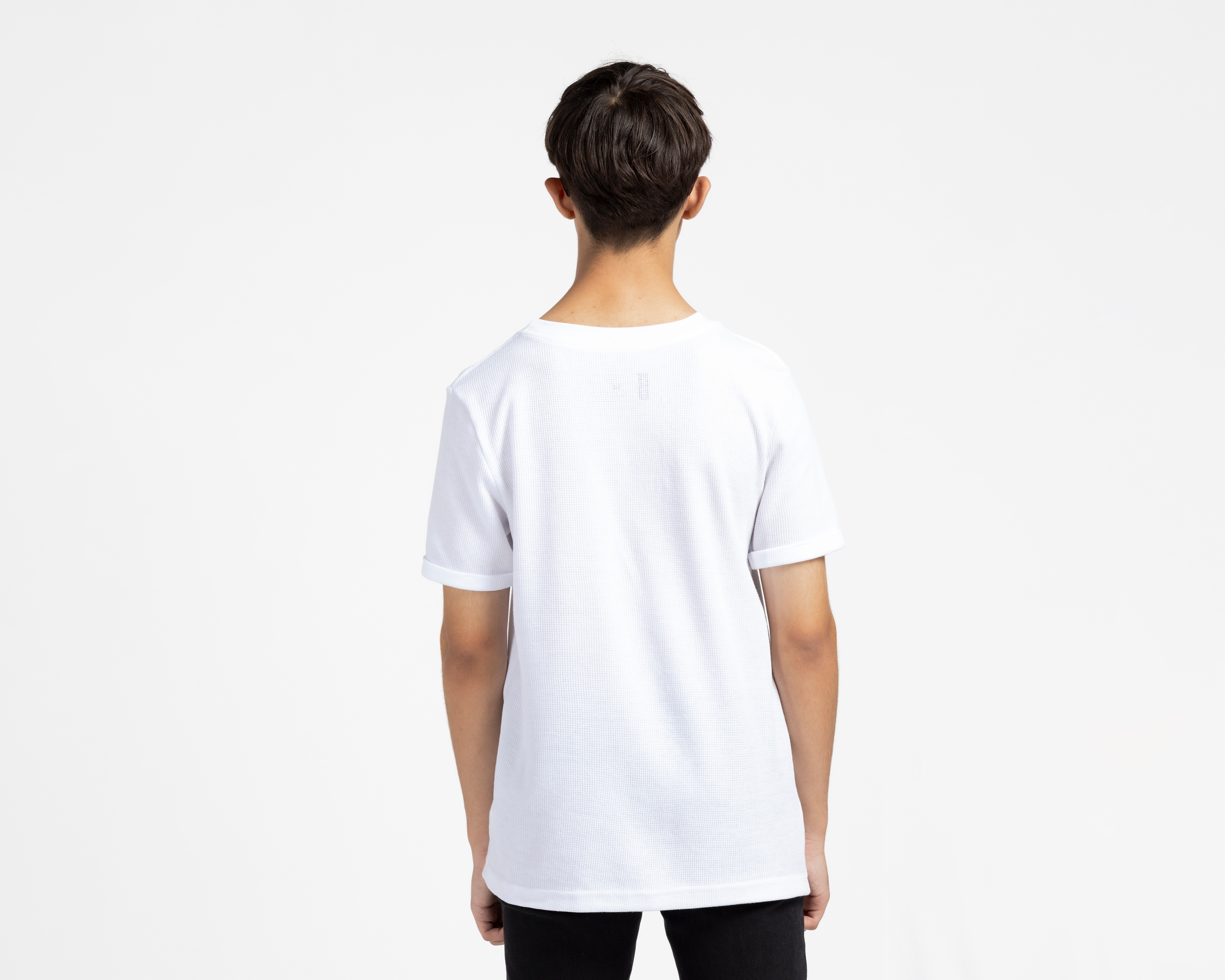 Foto 3 | Foto 3 | Playera Neo*City Manga Corta Blanca Juvenil