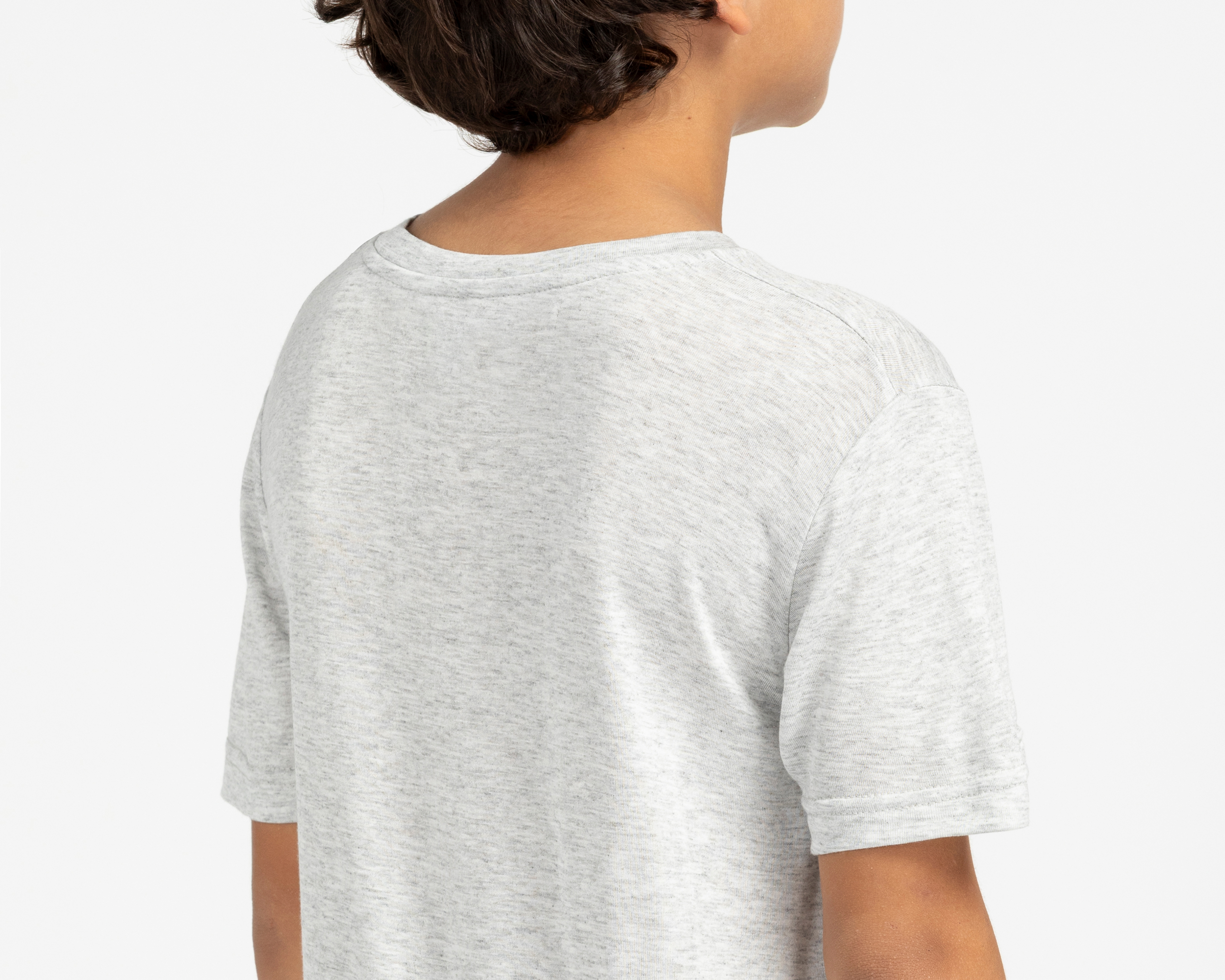 Foto 5 | Foto 5 | Playera de Cuello Redondo Gris Neo*City para Niño