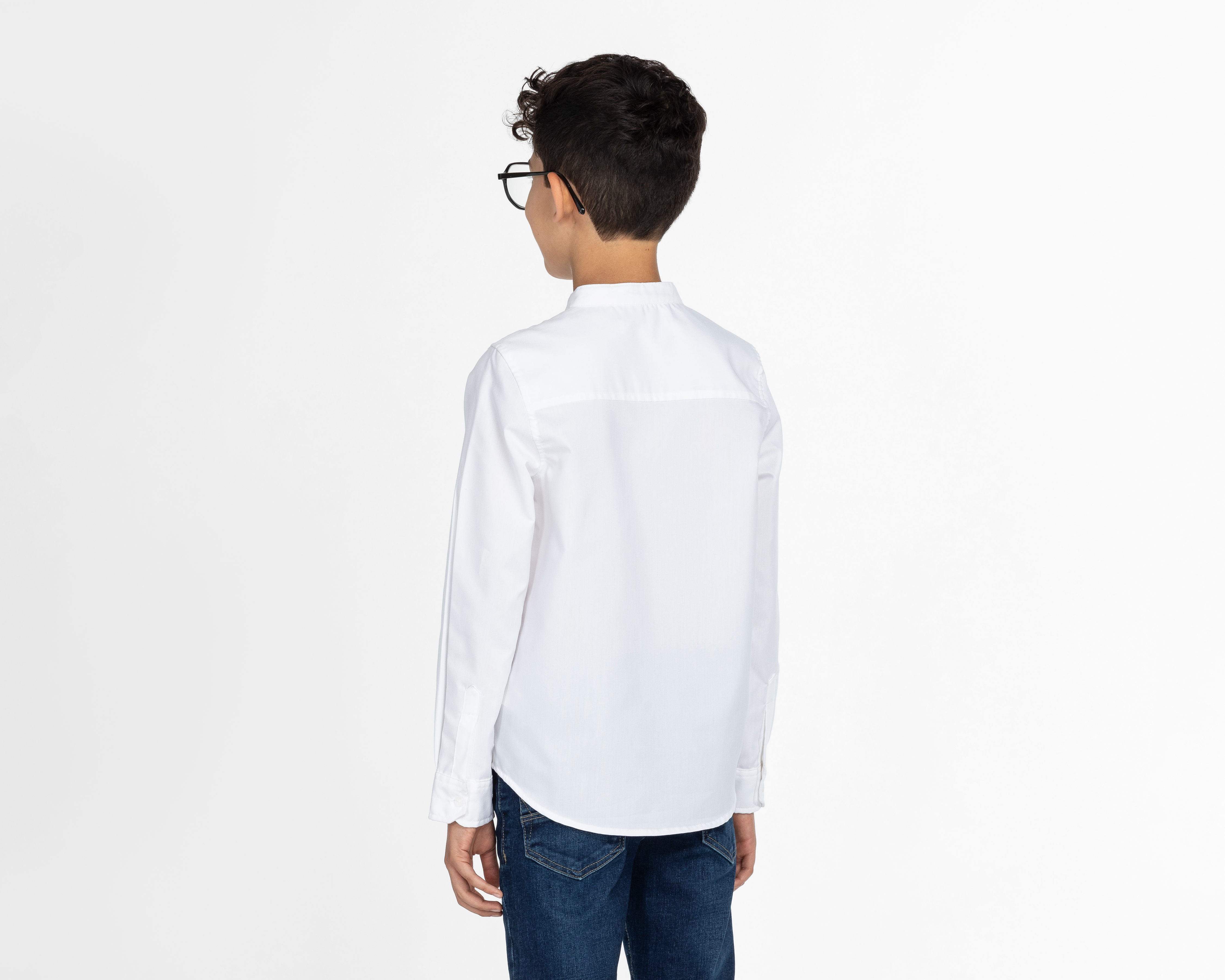 Foto 3 | Foto 3 | Camisa Refill Manga Larga Blanca para Niño