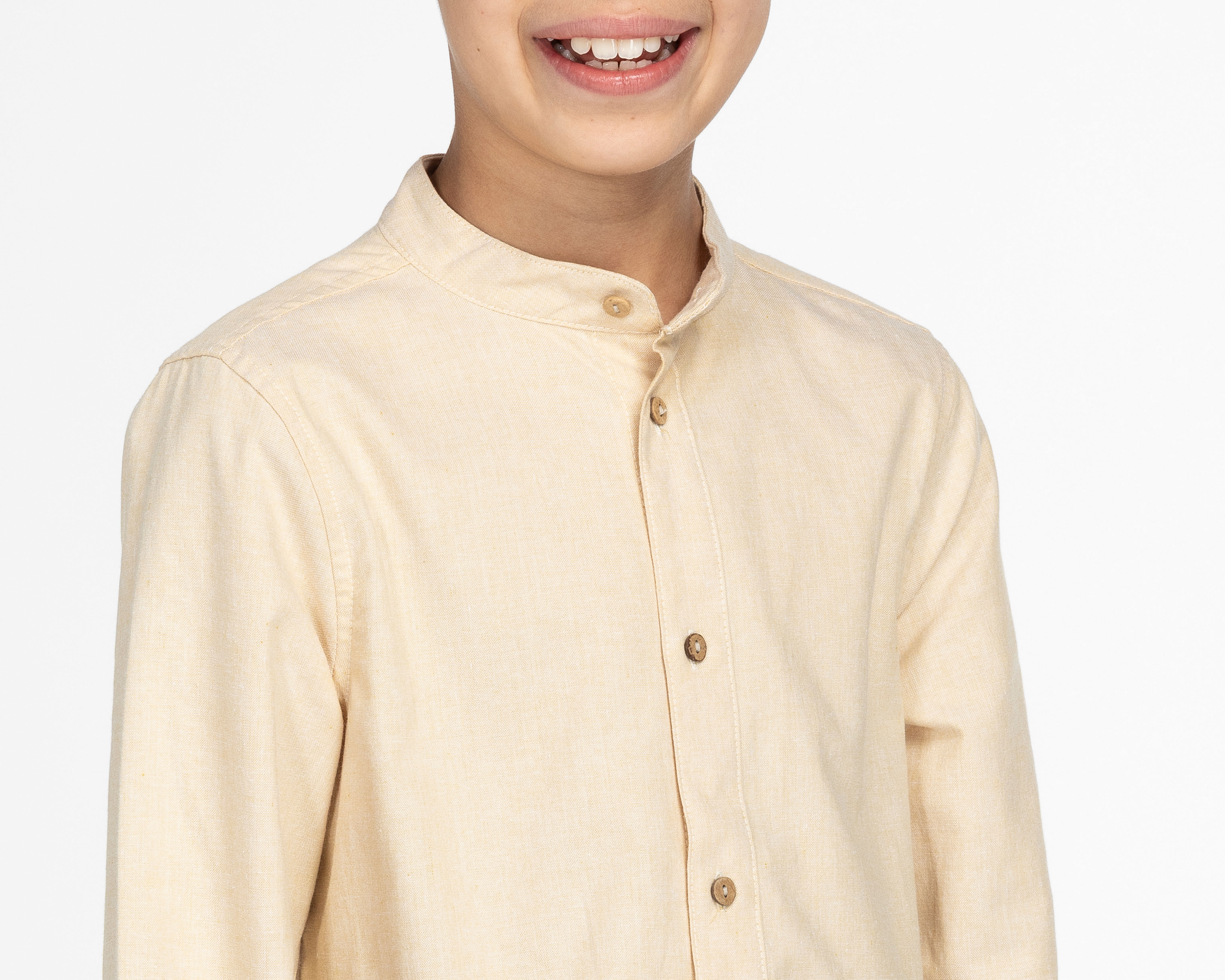 Foto 5 pulgar | Foto 4 | Camisa Refill Manga Larga Beige para Niño