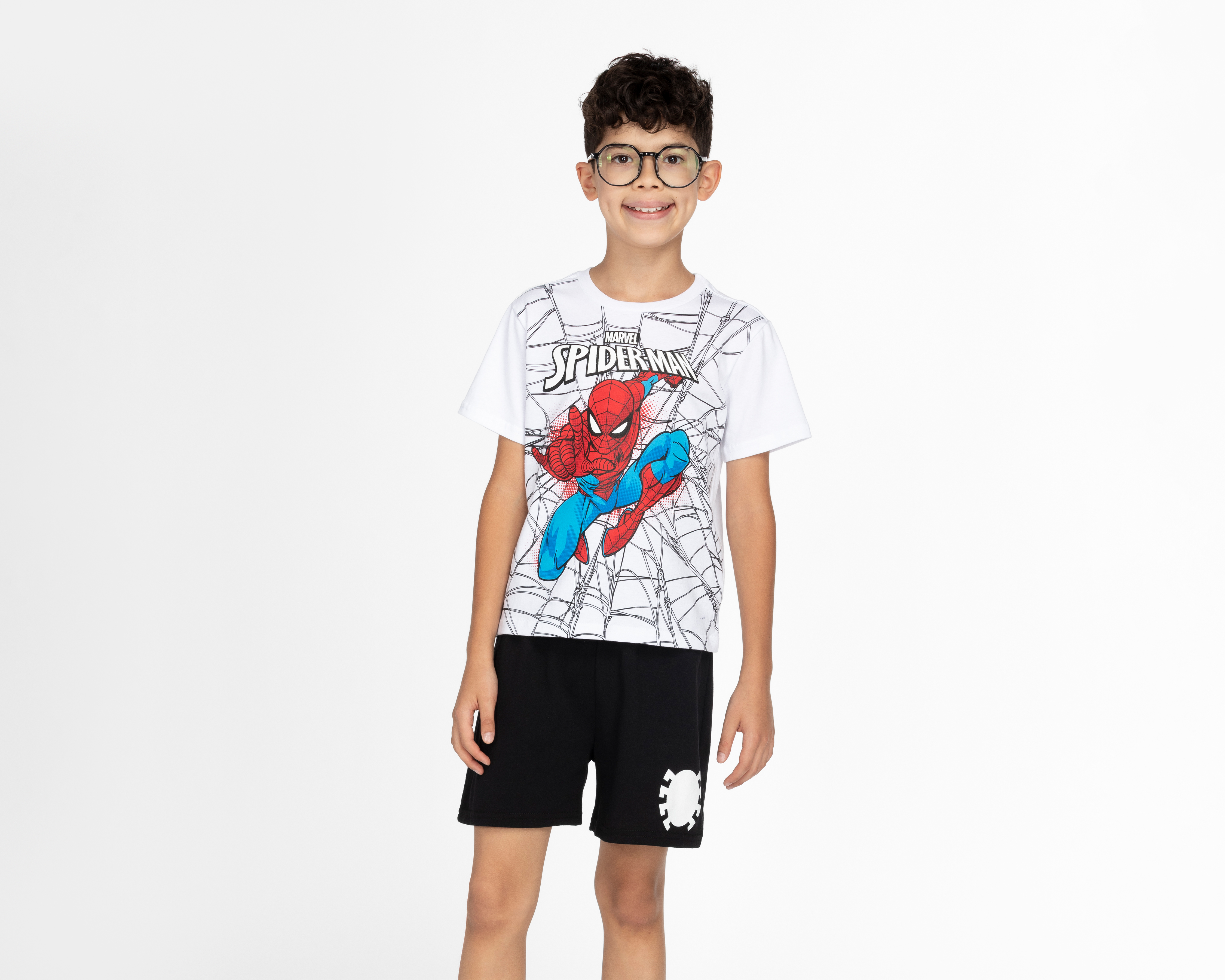 Foto 2 pulgar | Foto 1 | Short y Playera Marvel Spider-Man para Niño
