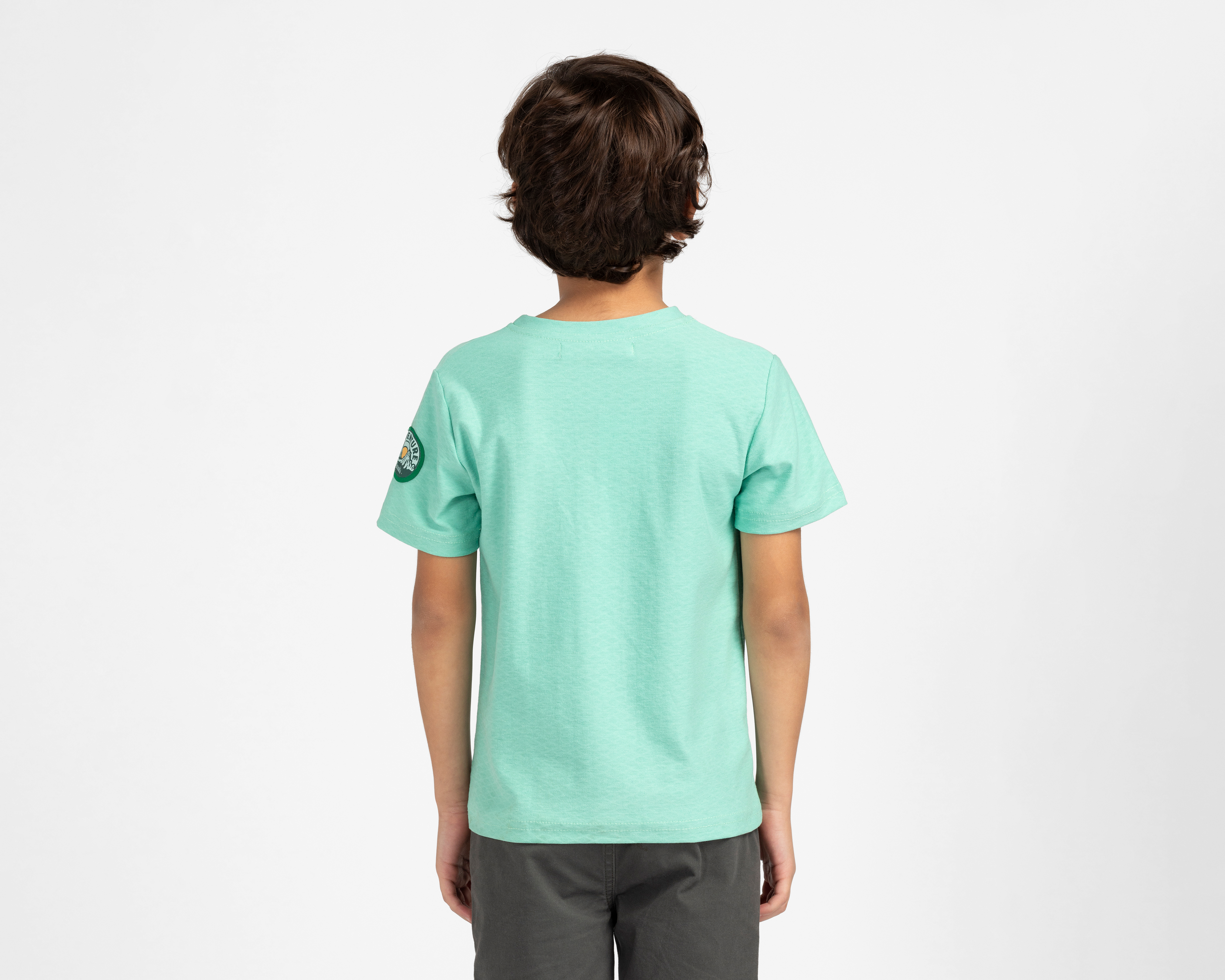 Foto 3 | Foto 3 | Playera de Cuello Redondo Verde Refill para Niño