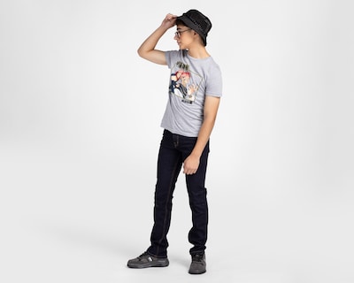 Foto 2 | Foto 2 | Playera de Cuello Redondo Gris Jujutsu Kaisen para Niño